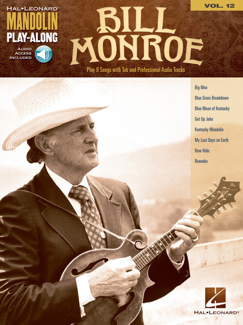 Bill Monroe Mandolin Play-Along Vol. 12
