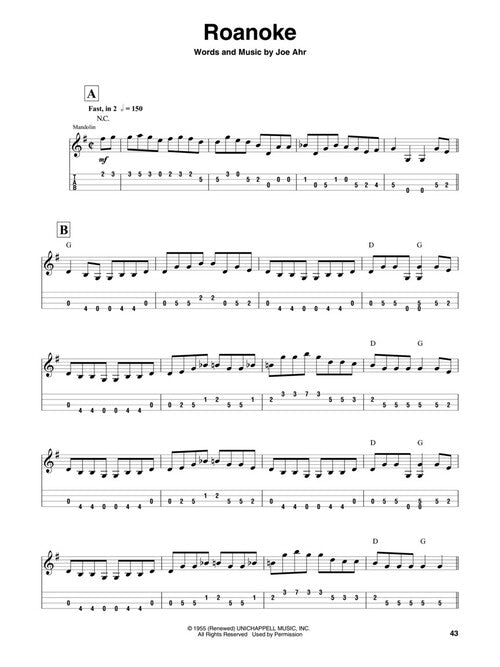 Bill Monroe Mandolin Play-Along Vol. 12