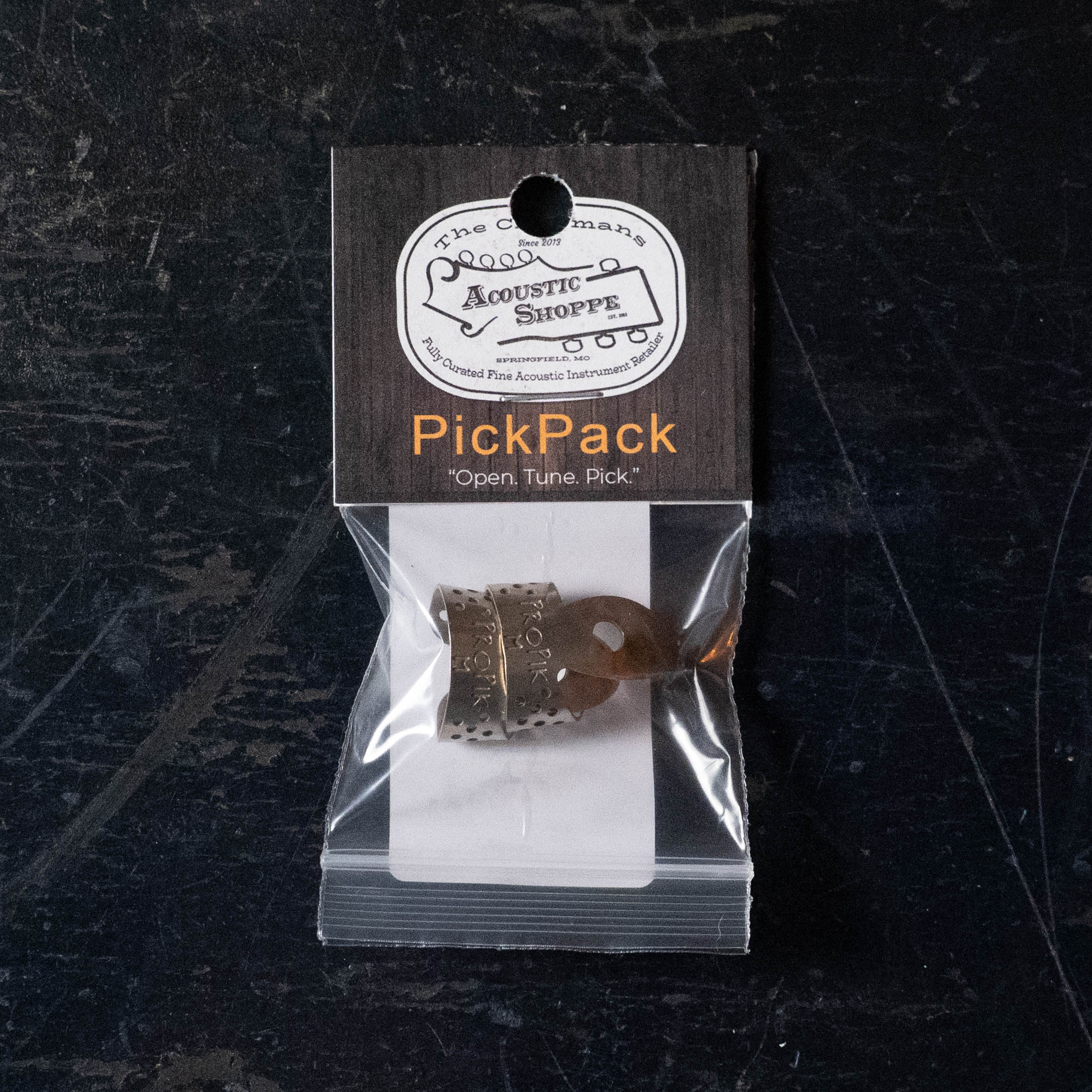 ProPik Nickel Single Wrap Medium Finger Pick - 2 Pack