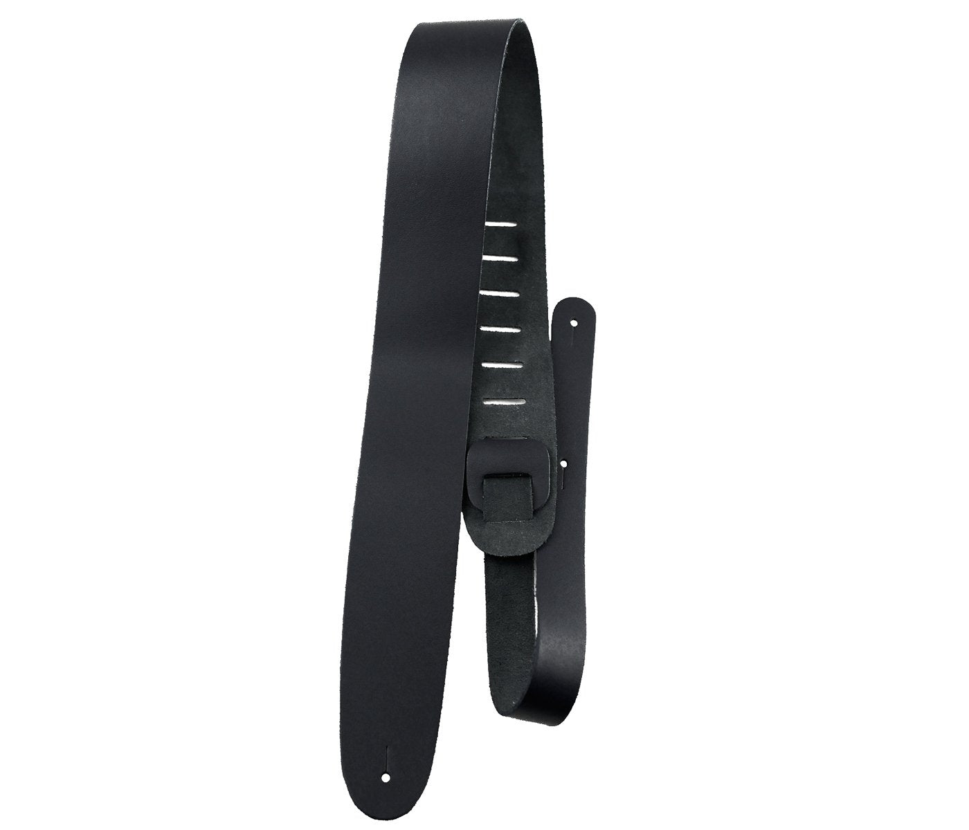 Perri's 2" Basic Leather Guitar Strap - Black (P25-179)