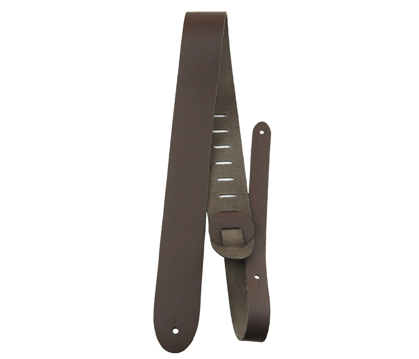 Perri's 2" Basic Leather Guitar Strap - Brown (P25-184)