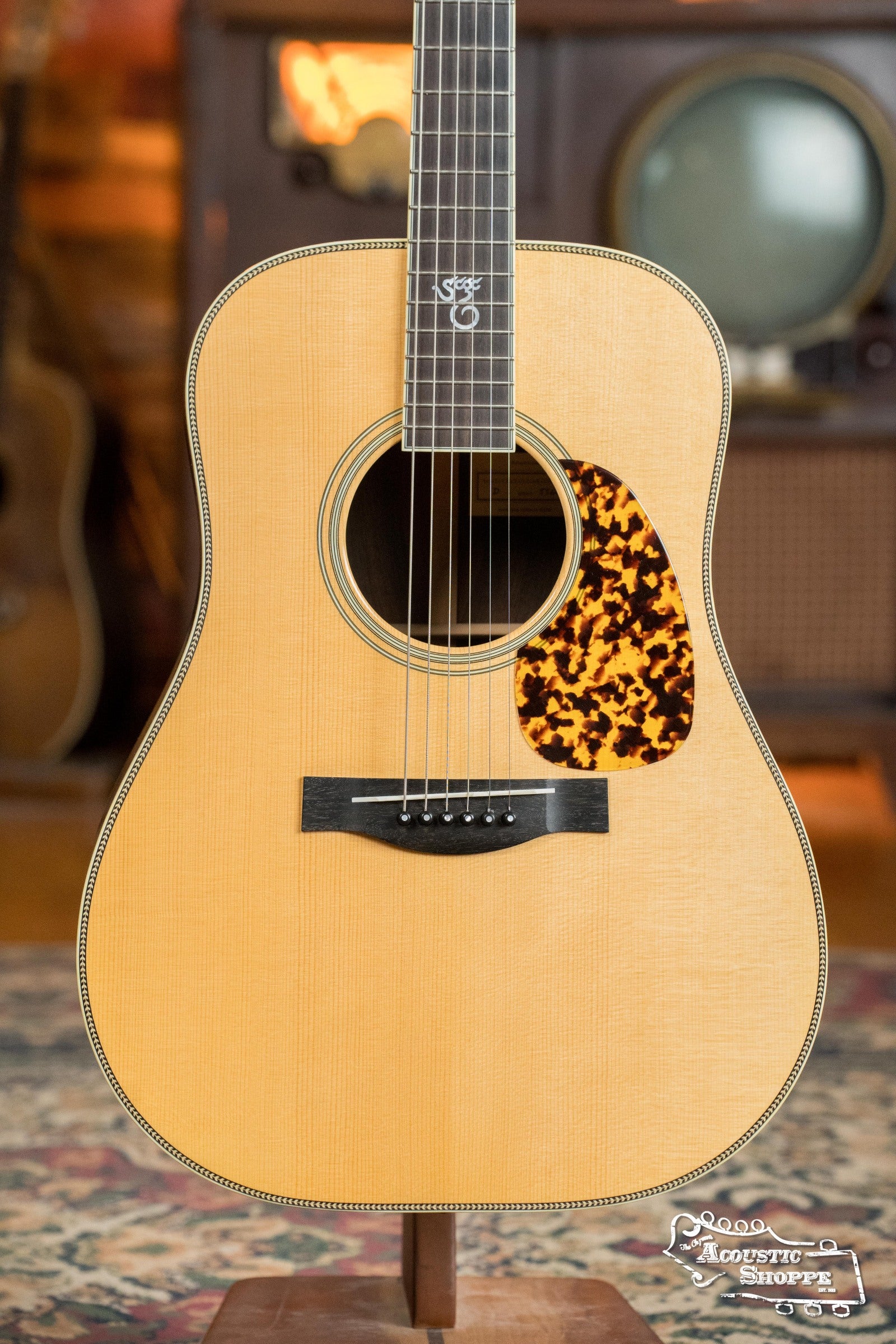 2008 Santa Cruz Tony Rice Model Adirondack/Brazilian Rosewood Dreadnought Acoustic Guitar #5560R