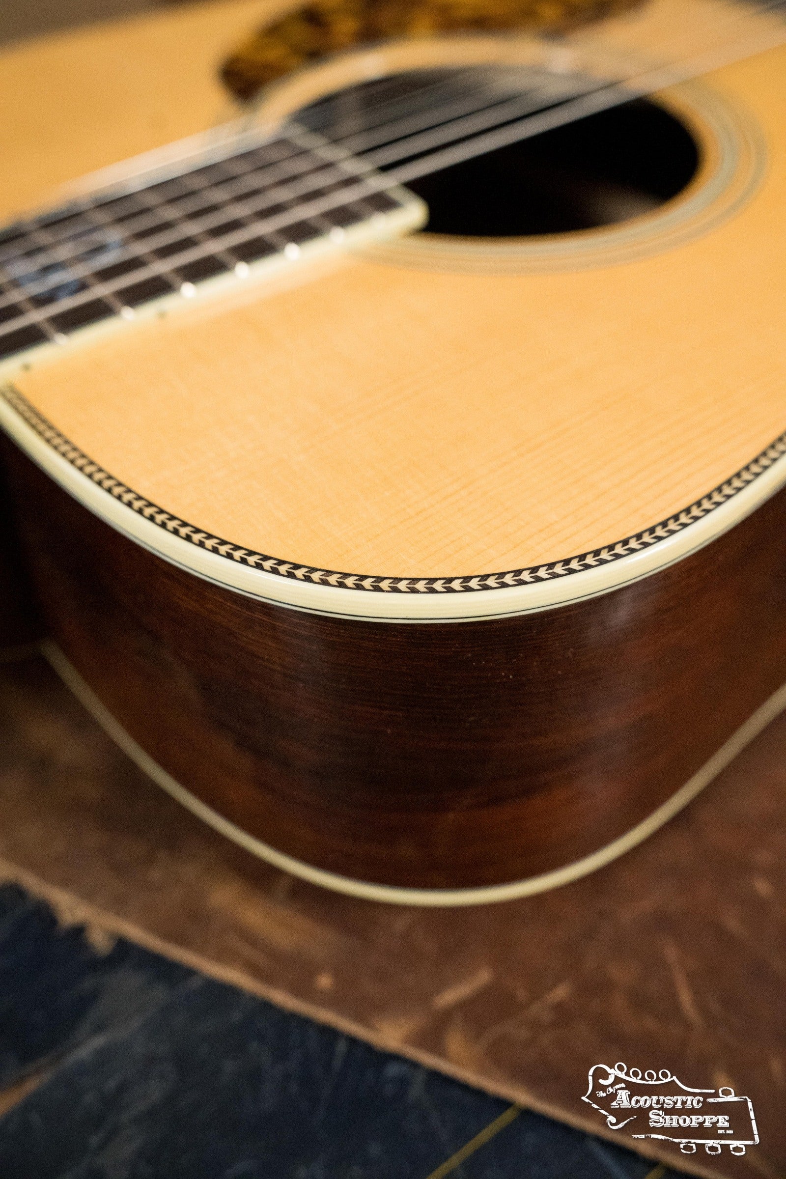 2008 Santa Cruz Tony Rice Model Adirondack/Brazilian Rosewood Dreadnought Acoustic Guitar #5560R