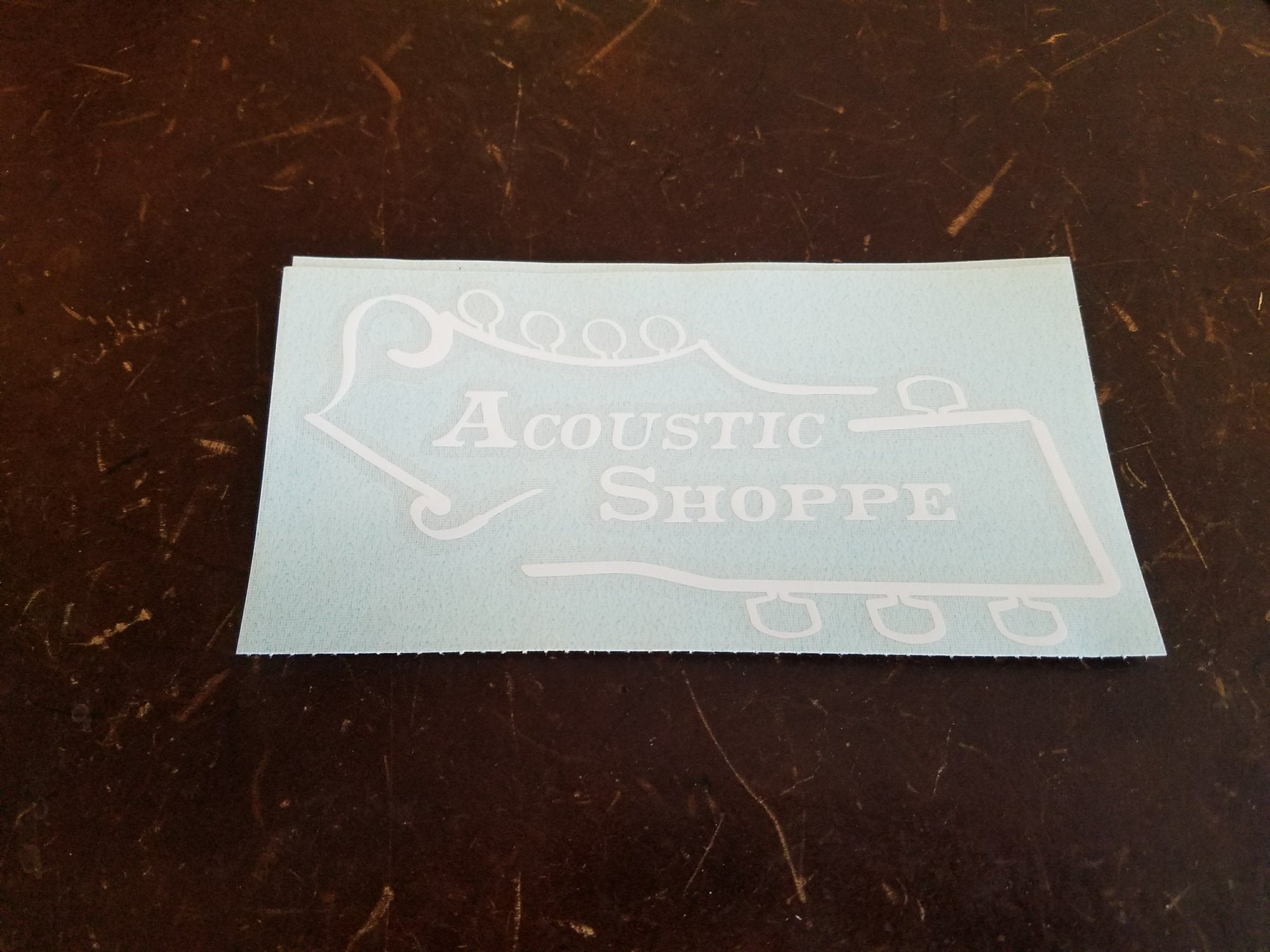 Acoustic Shoppe Vinyl Decal (Small)