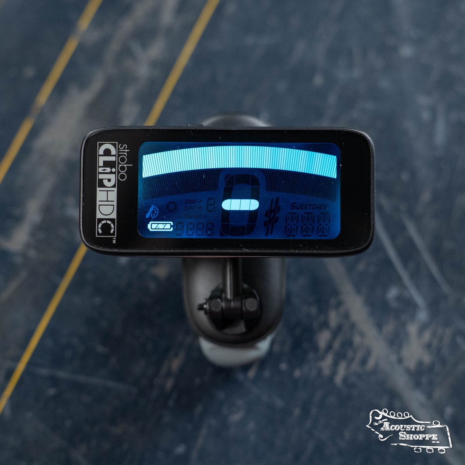 Peterson StroboClip HDC High-Definition Color Rechargeable Clip-On Tuner