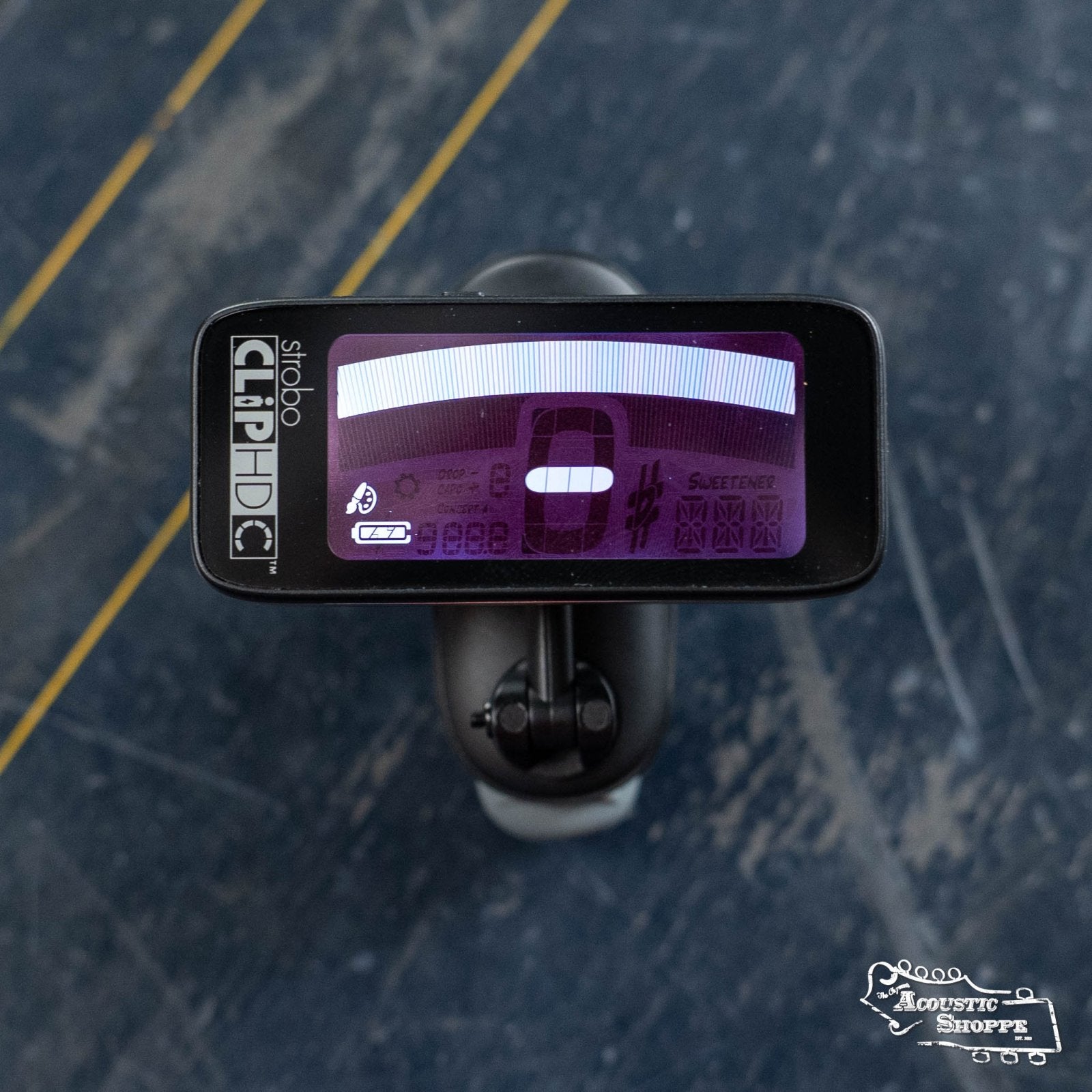 Peterson StroboClip HDC High-Definition Color Rechargeable Clip-On Tuner