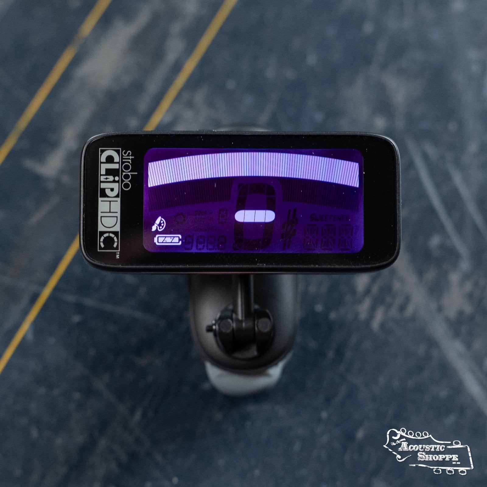Peterson StroboClip HDC High-Definition Color Rechargeable Clip-On Tuner