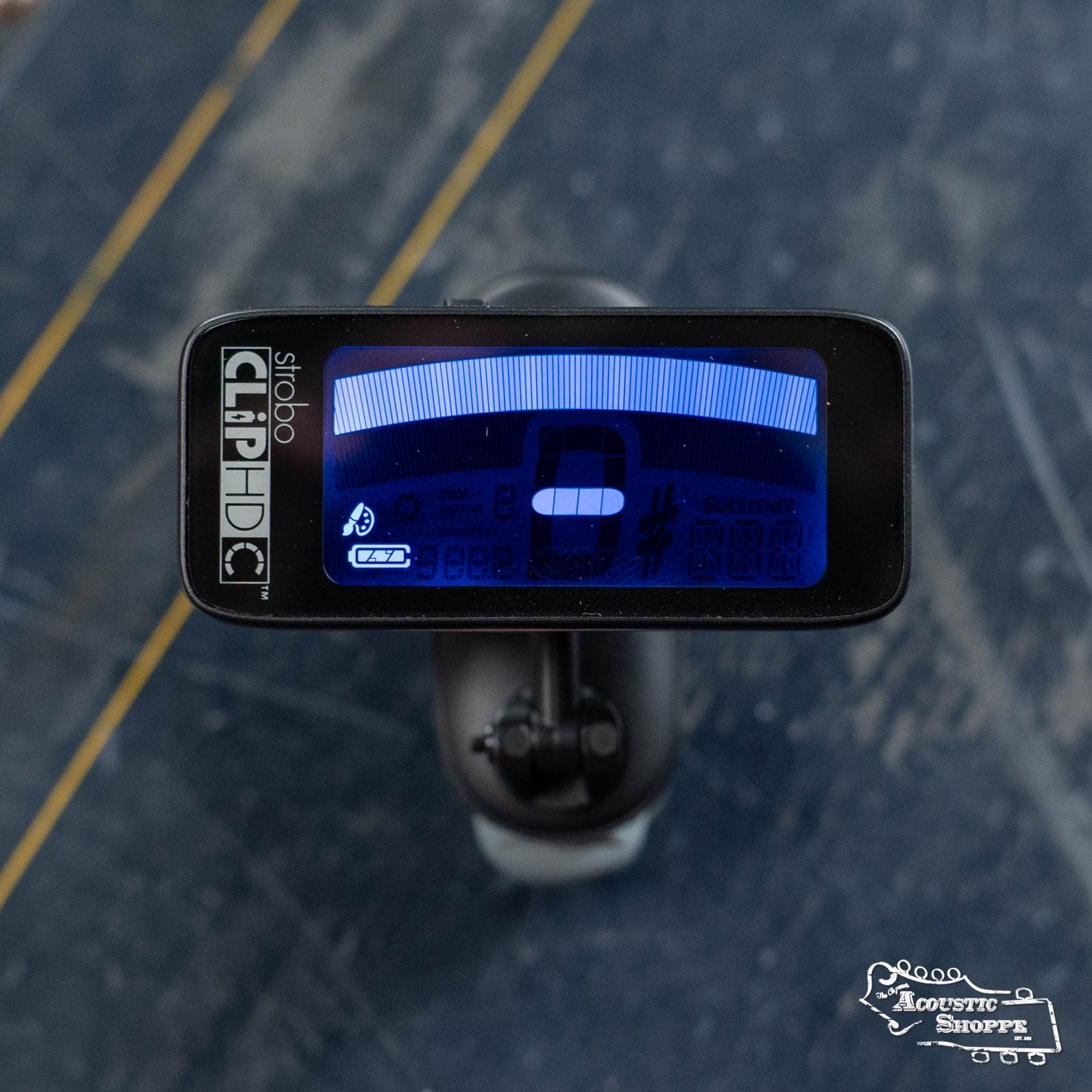 Peterson StroboClip HDC High-Definition Color Rechargeable Clip-On Tuner