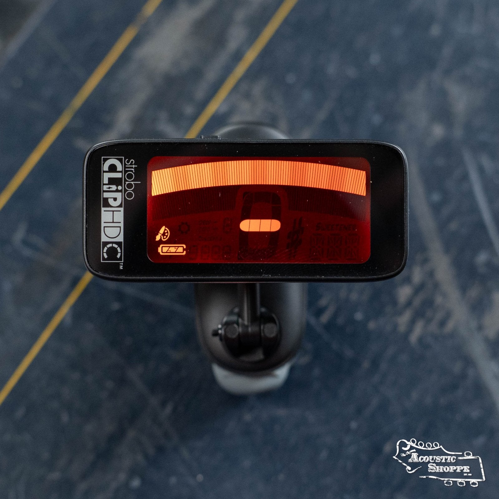 Peterson StroboClip HDC High-Definition Color Rechargeable Clip-On Tuner