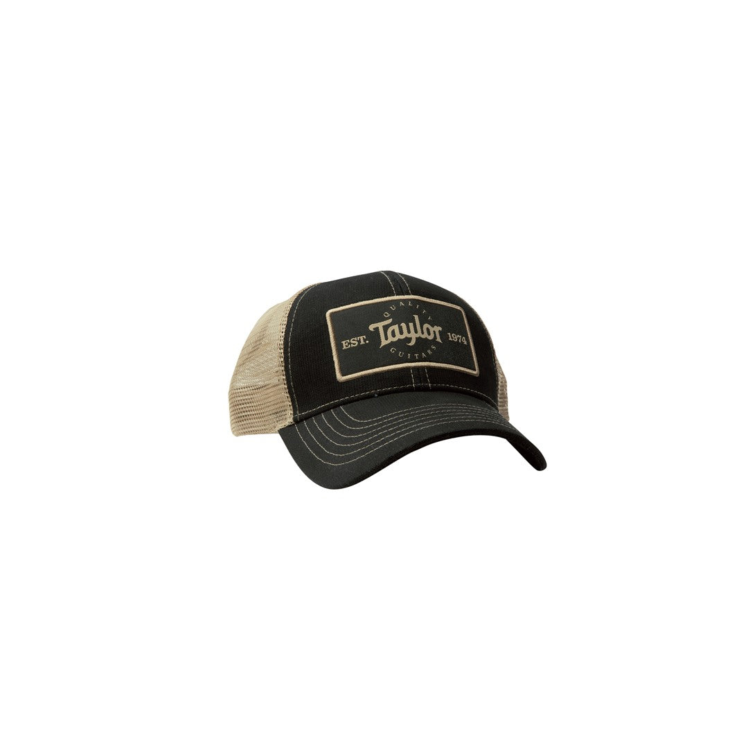 Taylor Original Trucker Hat, Black/Khaki