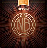 D'Addario NB1256 Nickel Bronze Acoustic Guitar Strings Light Top /Med Bottom