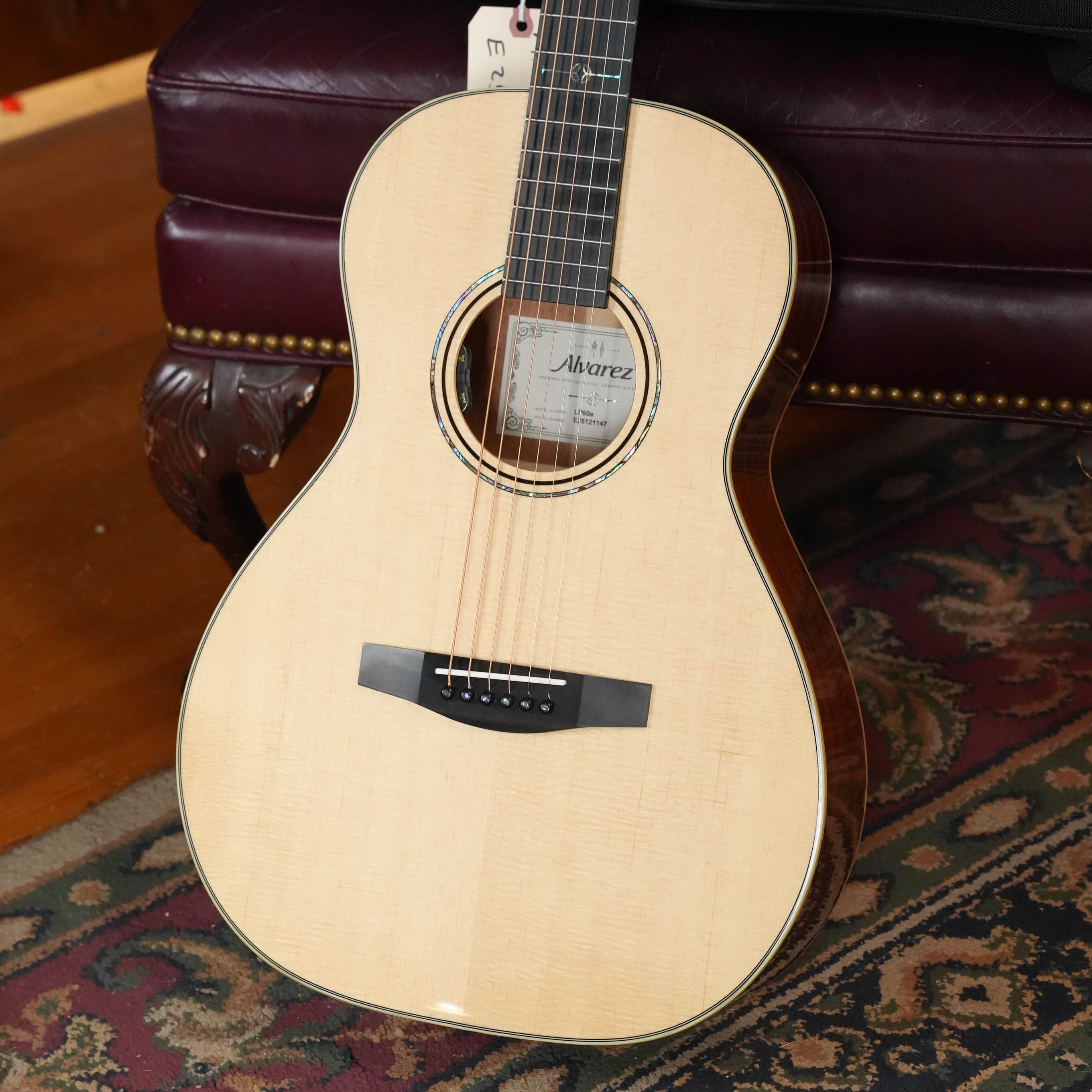 Alvarez LP60e Sitka/Mahogany Parlor Acoustic Guitar w/ L.R. Baggs HiFi Pickup #1147