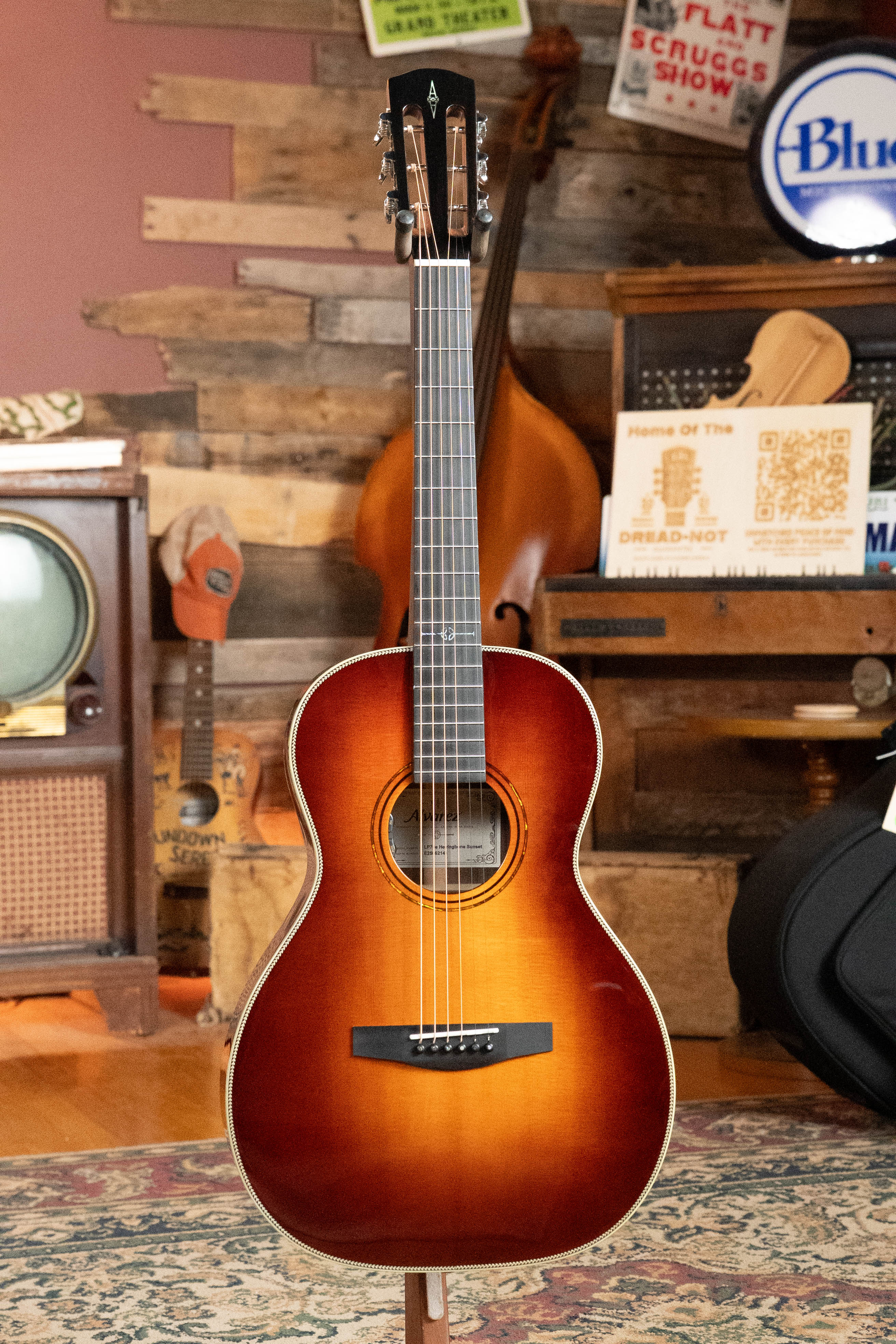 Alvarez Laureate LP70e Herringbone Sunset Sitka/East Indian Rosewood Parlor Guitar w/LR Baggs HiFi Pickup #2143
