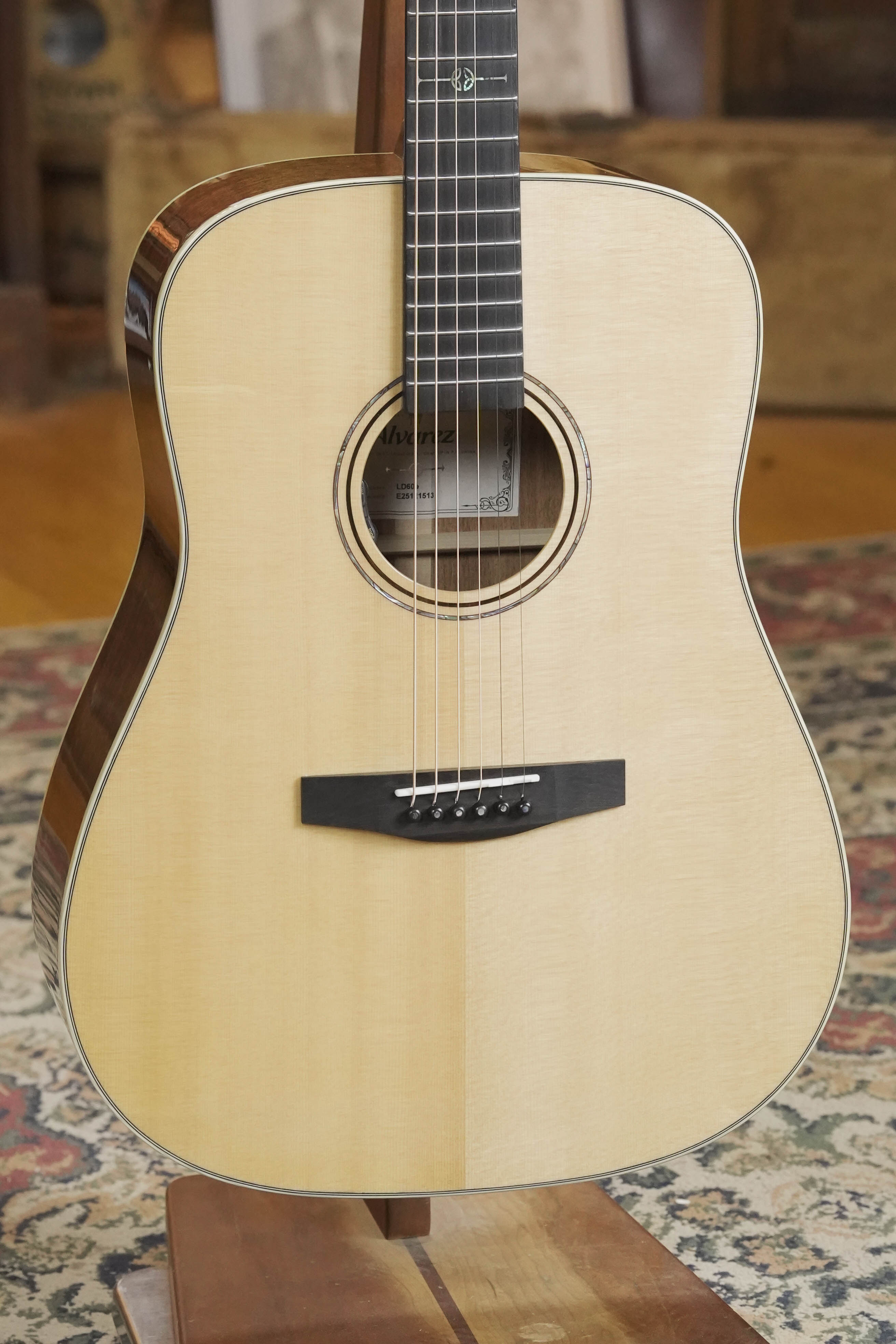 Alvarez Laureate Series LD60e Sitka/Mahogany Dreadnought Guitar w/LR Baggs Hifi Pickup #1513