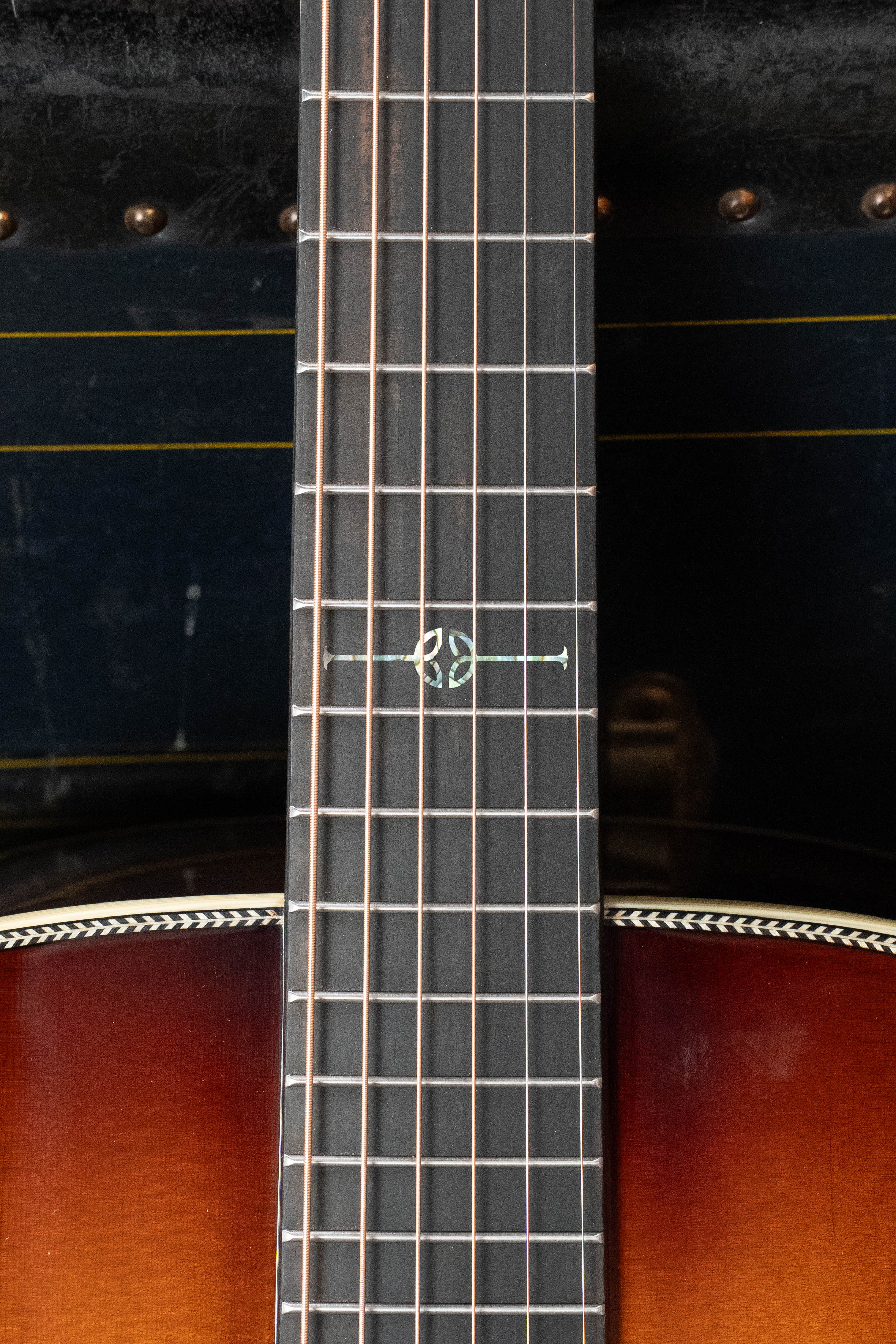 Alvarez Laureate Series LF70e Herringbone Sitka/Rosewood Sunset OM Guitar w/LR Baggs Hifi Pickup #2884