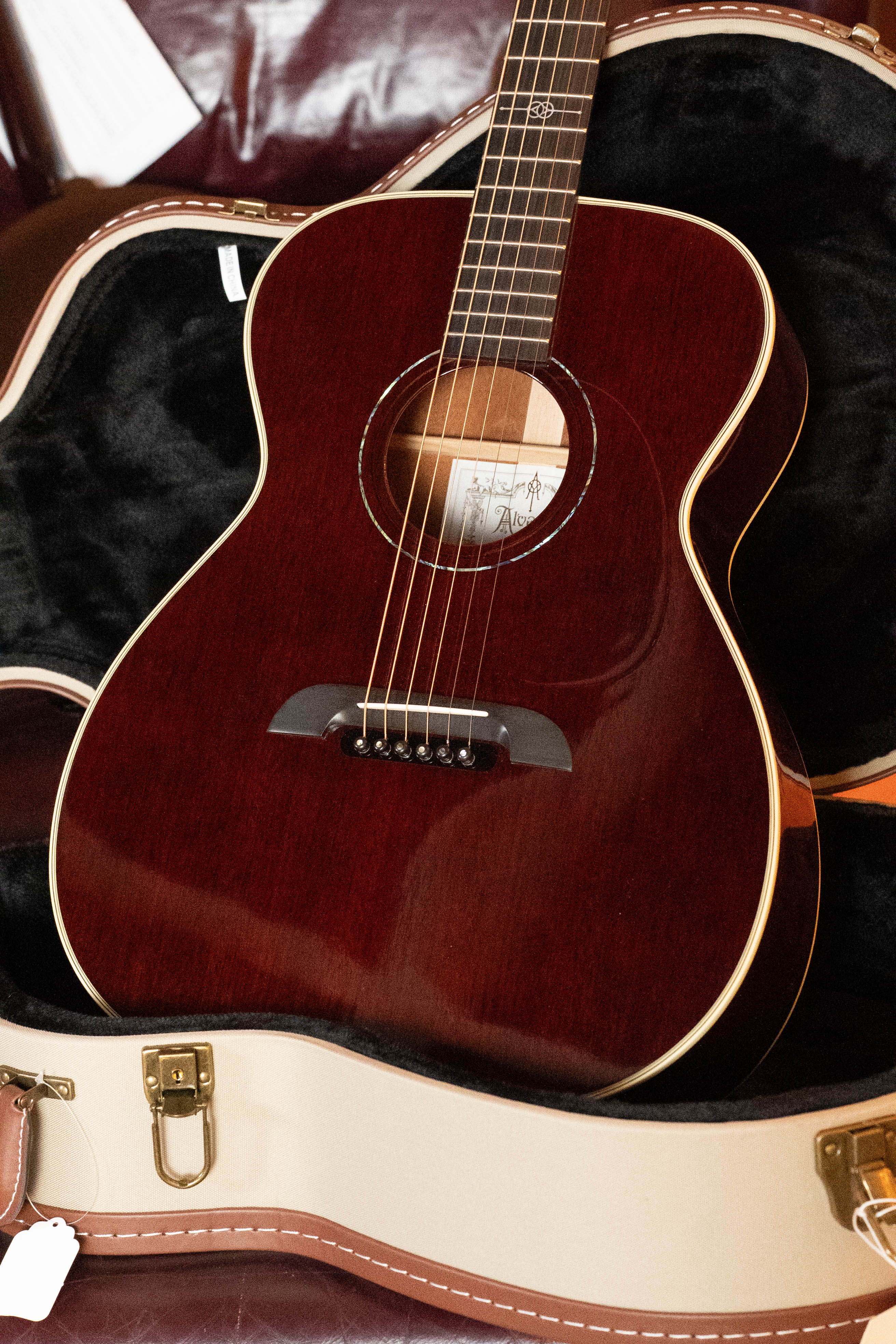 Alvarez Yairi Honduran Series FYM66HD All Vintage Honduran Mahogany OM Acoustic Guitar #7595