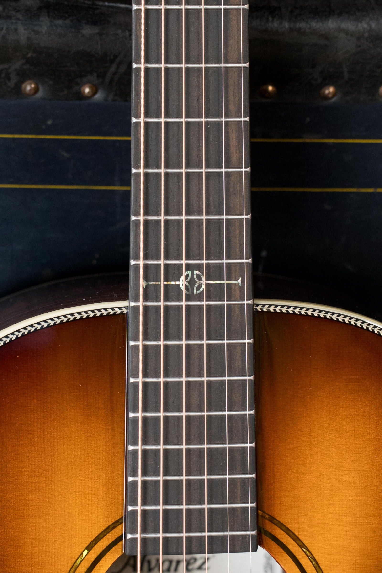 Alvarez Laureate LP70e Herringbone Sunset Sitka/East Indian Rosewood Parlor Guitar w/LR Baggs HiFi Pickup #2039