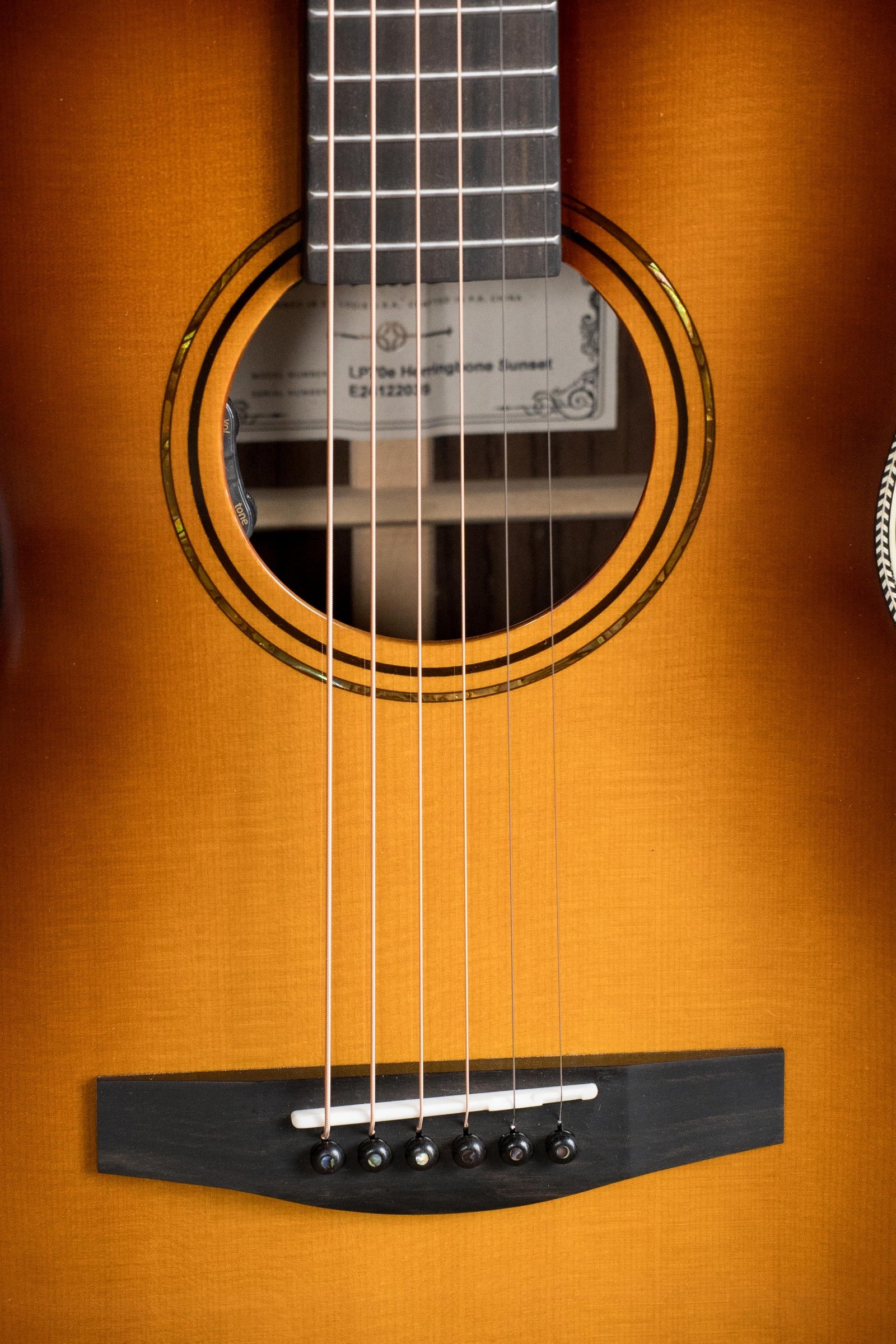 Alvarez Laureate LP70e Herringbone Sunset Sitka/East Indian Rosewood Parlor Guitar w/LR Baggs HiFi Pickup #2039
