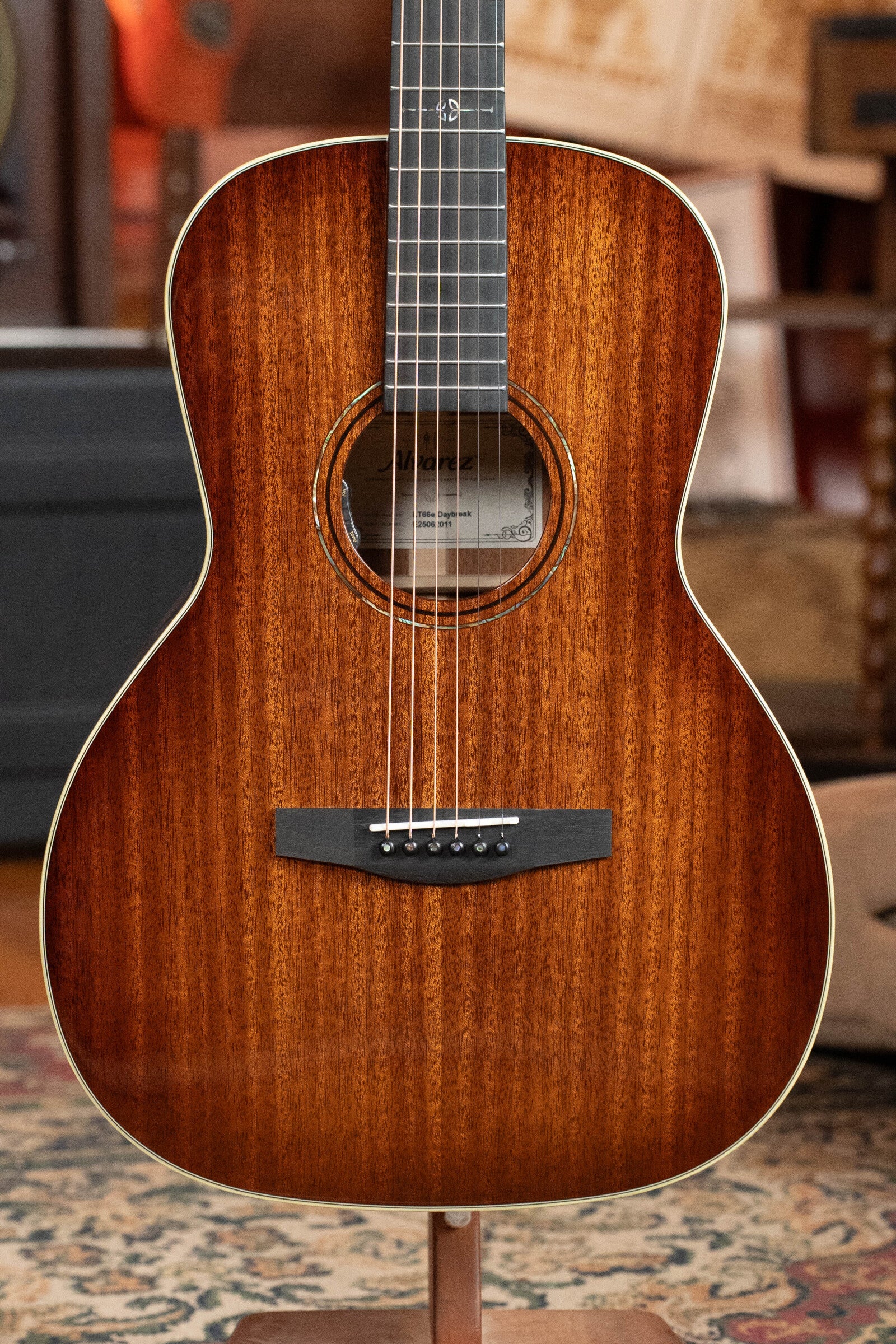 Alvarez Laureate Series LT66e Daybreak All Mahogany OOO Guitar w/LR Baggs Hifi Pickup #2011