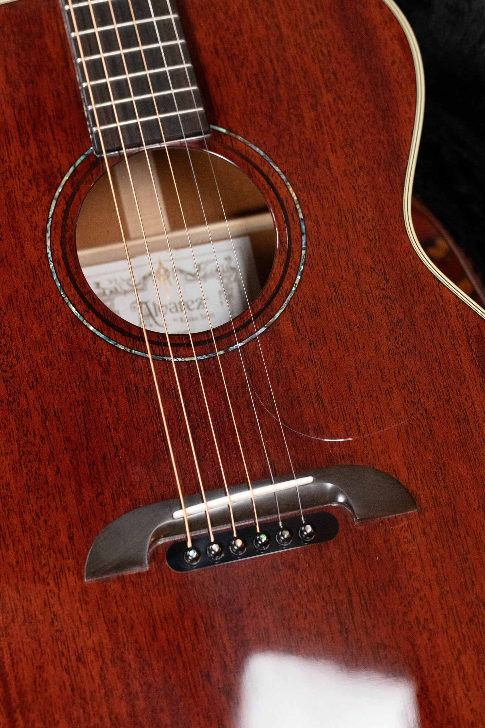 Alvarez Yairi Honduran Series FYM66HD All Vintage Honduran Mahogany OM Acoustic Guitar #7042
