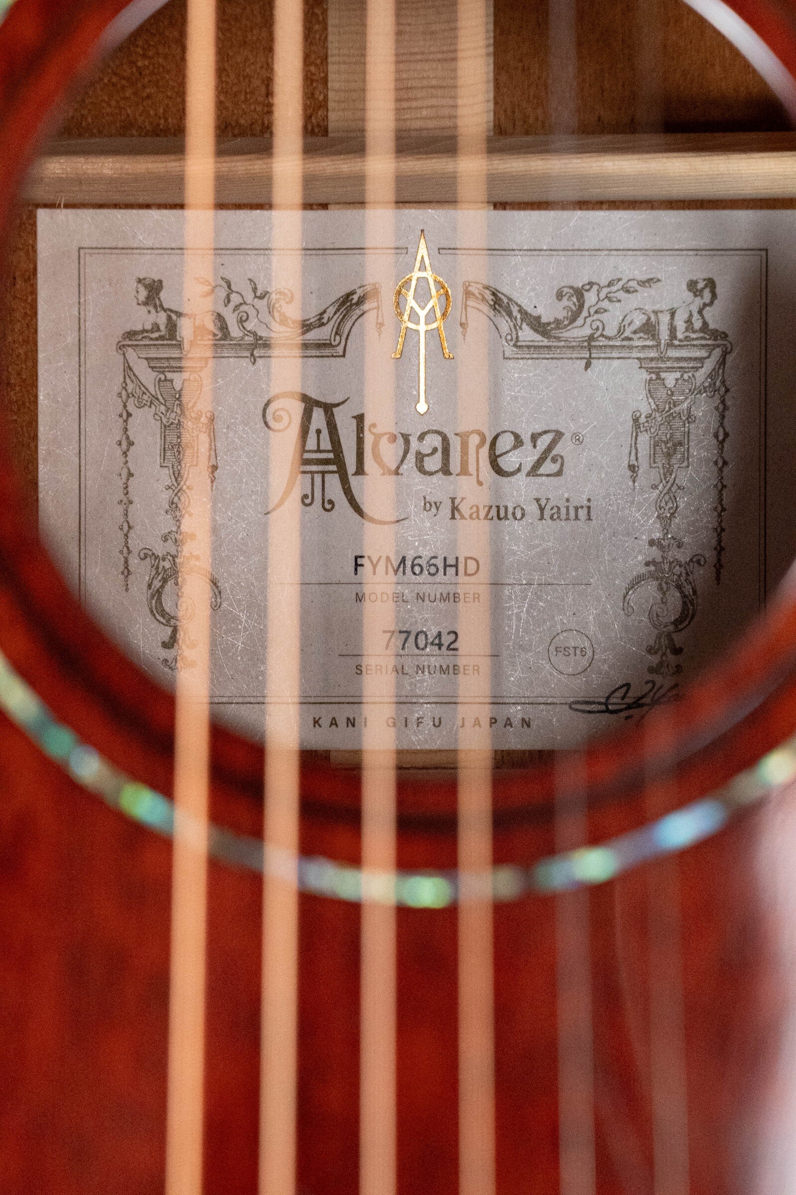 Alvarez Yairi Honduran Series FYM66HD All Vintage Honduran Mahogany OM Acoustic Guitar #7042