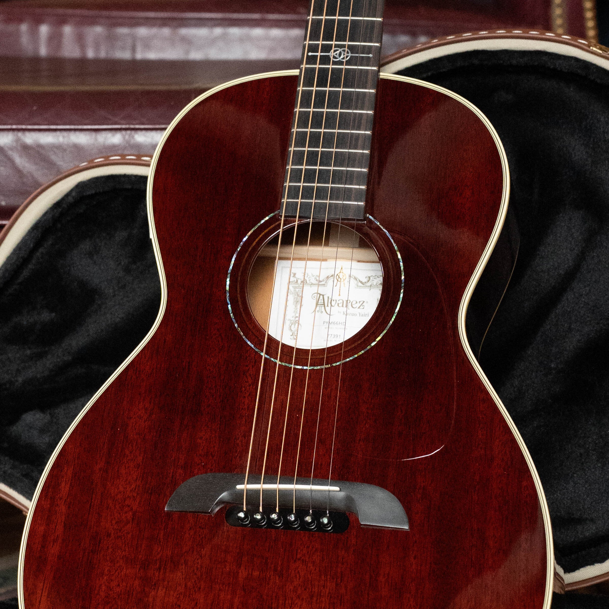 Alvarez Yairi PYM66HD All Honduran Mahogany Parlor Acoustic Guitar #7391