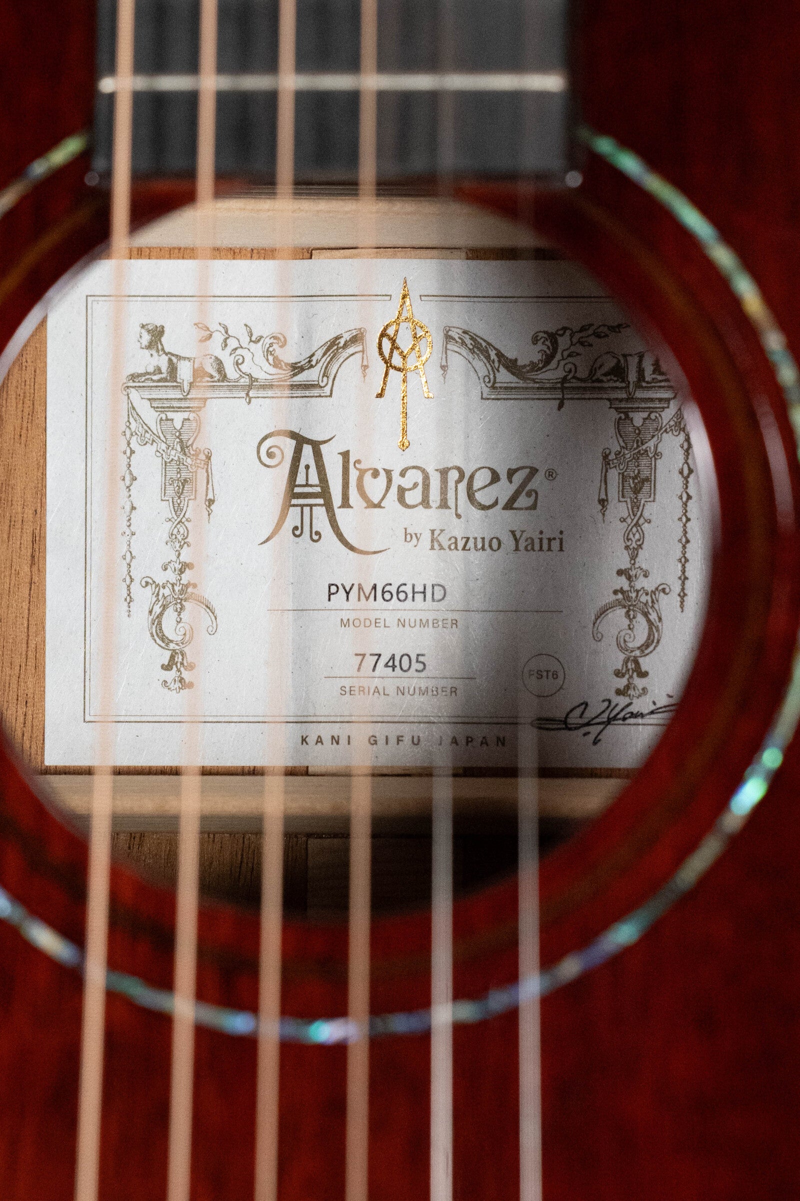 Alvarez Yairi PYM66HD All Honduran Mahogany Parlor Acoustic Guitar #7405