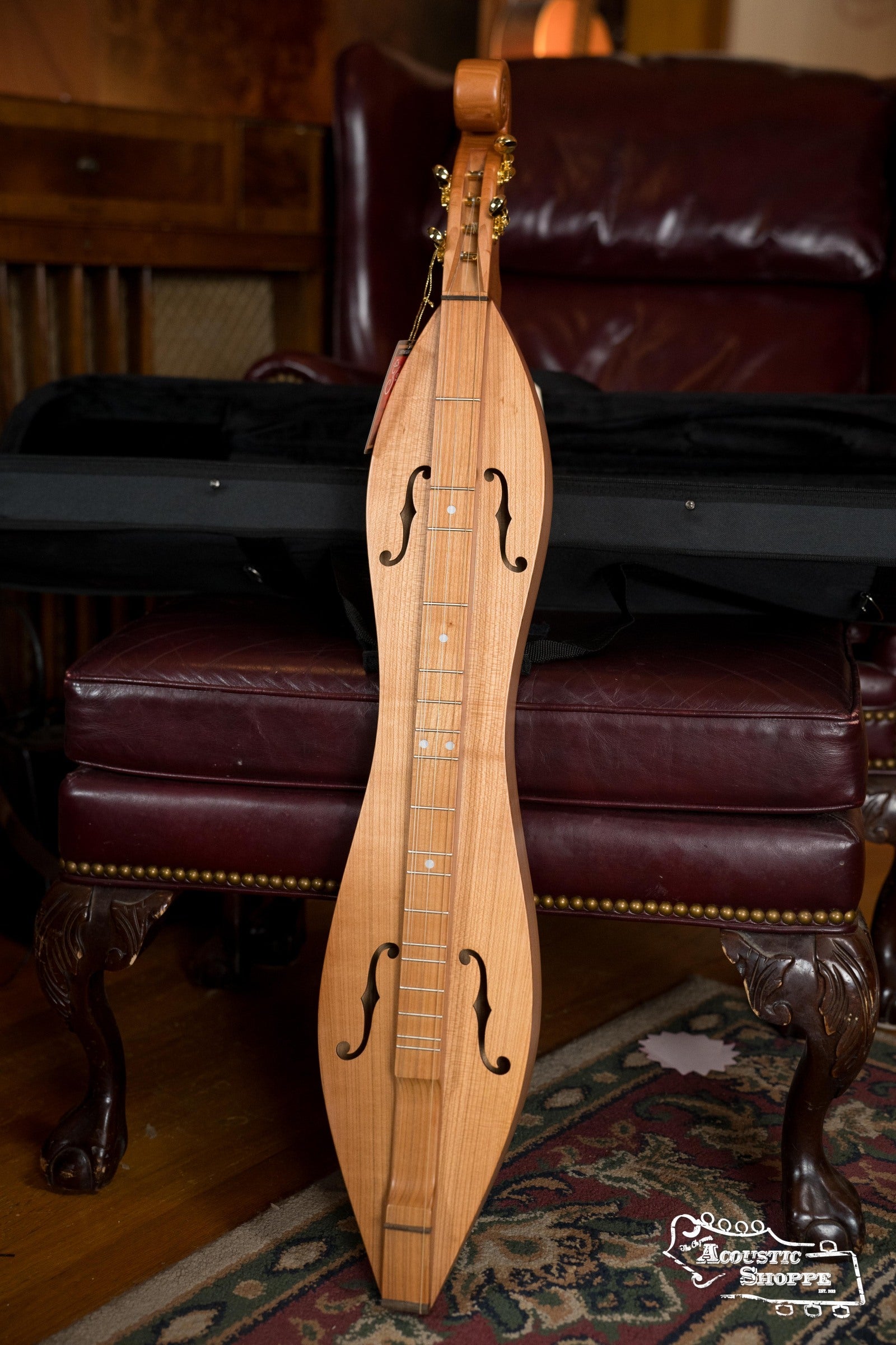 Apple Creek ACD200K Cherrywood Hourglass Dulcimer w/Case #1001