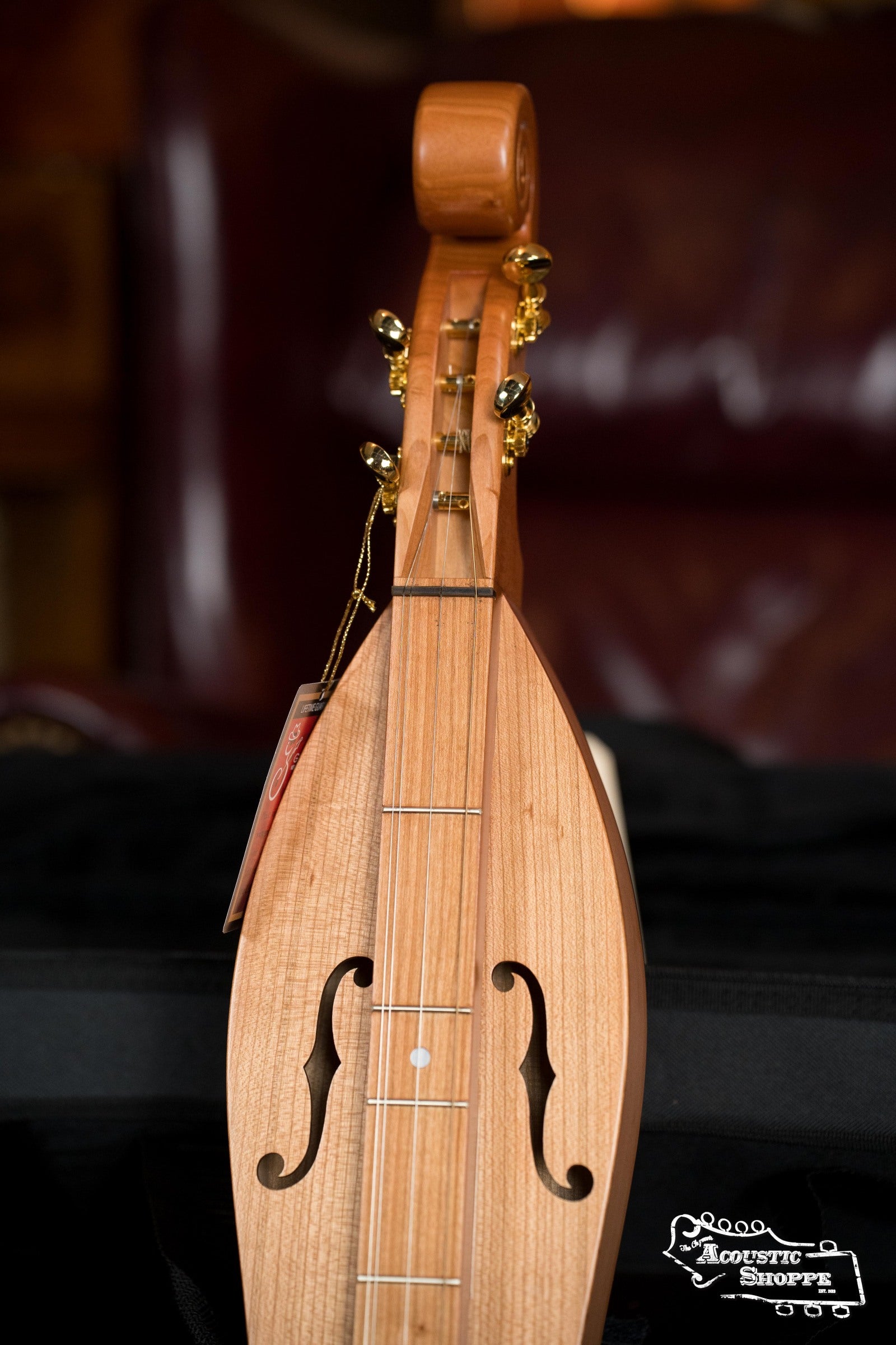 Apple Creek ACD200K Cherrywood Hourglass Dulcimer w/Case #1001