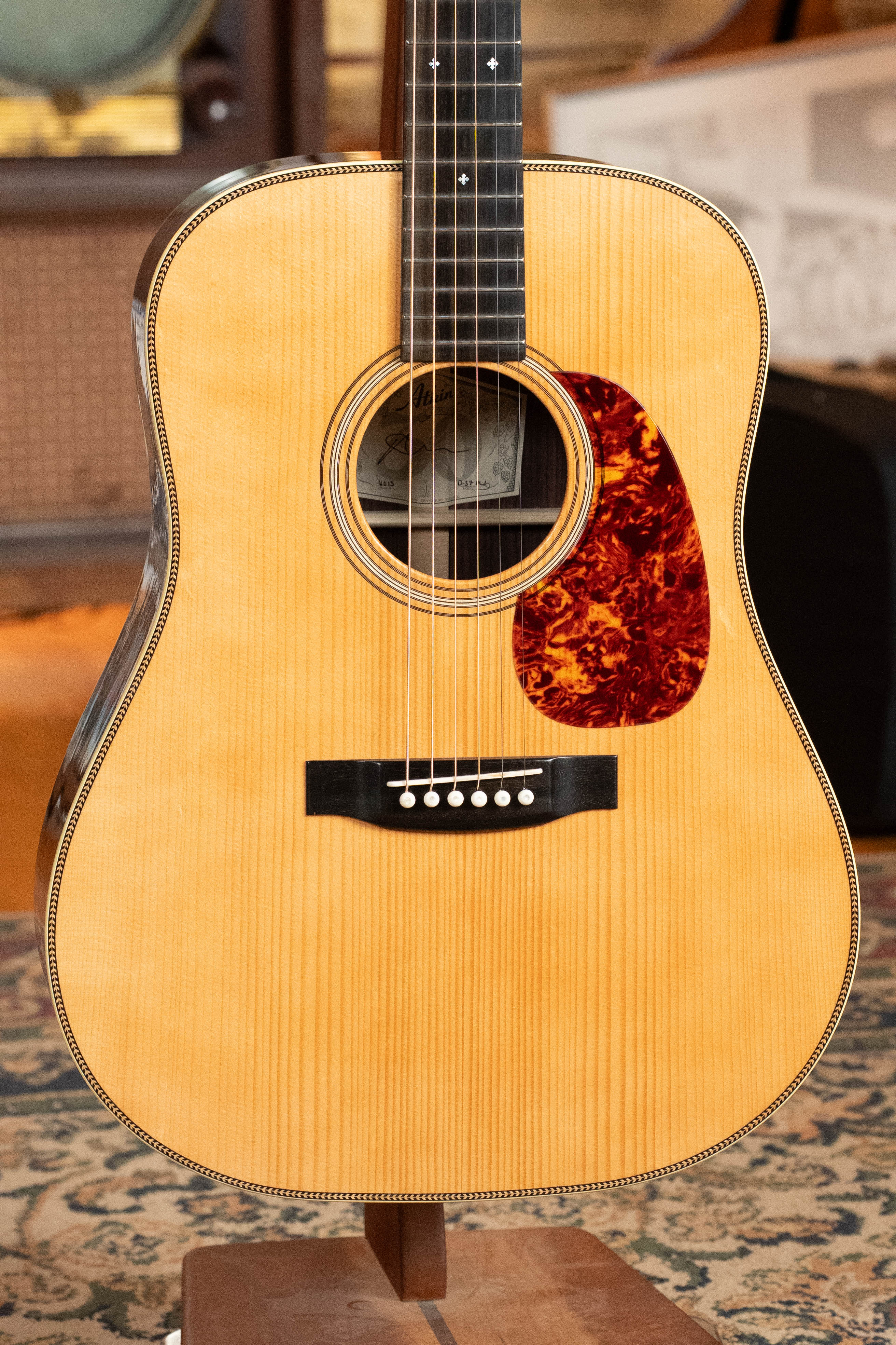 Atkin D37 Pre-War Baked Adirondack/Indian Rosewood Dreadnought Acoustic Guitar #4013