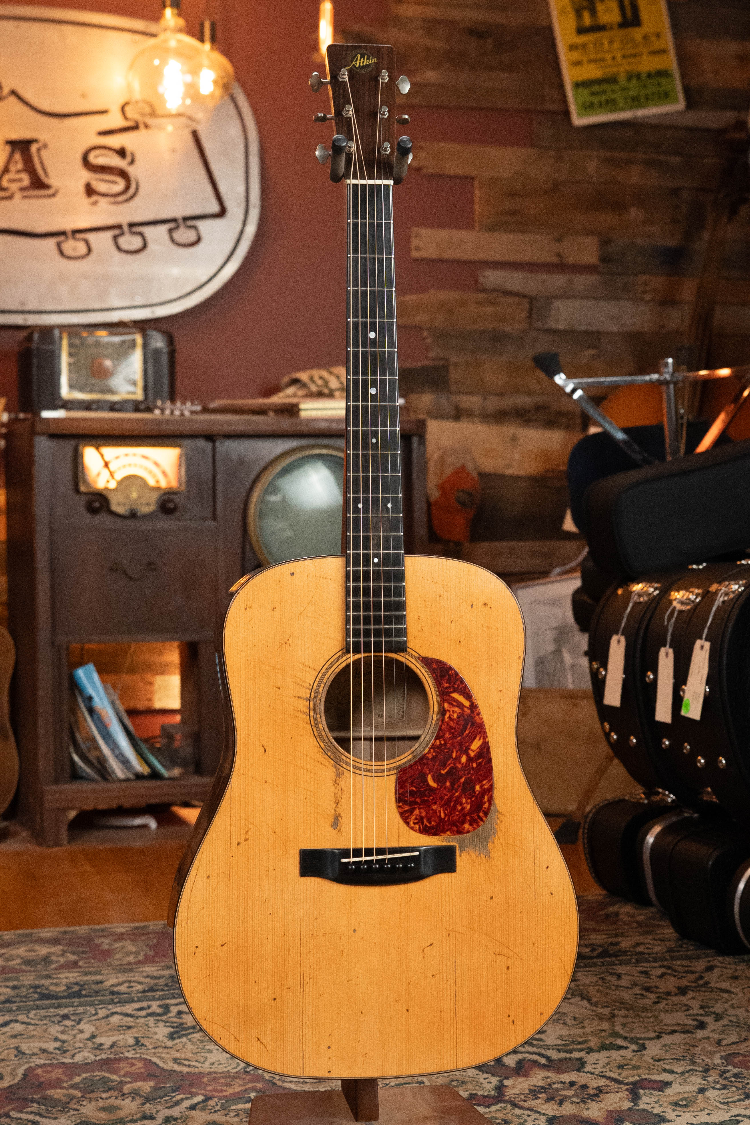 Atkin Essential D Baked Sitka/Mahogany Heavy Aged Dreadnought Acoustic Guitar #3991