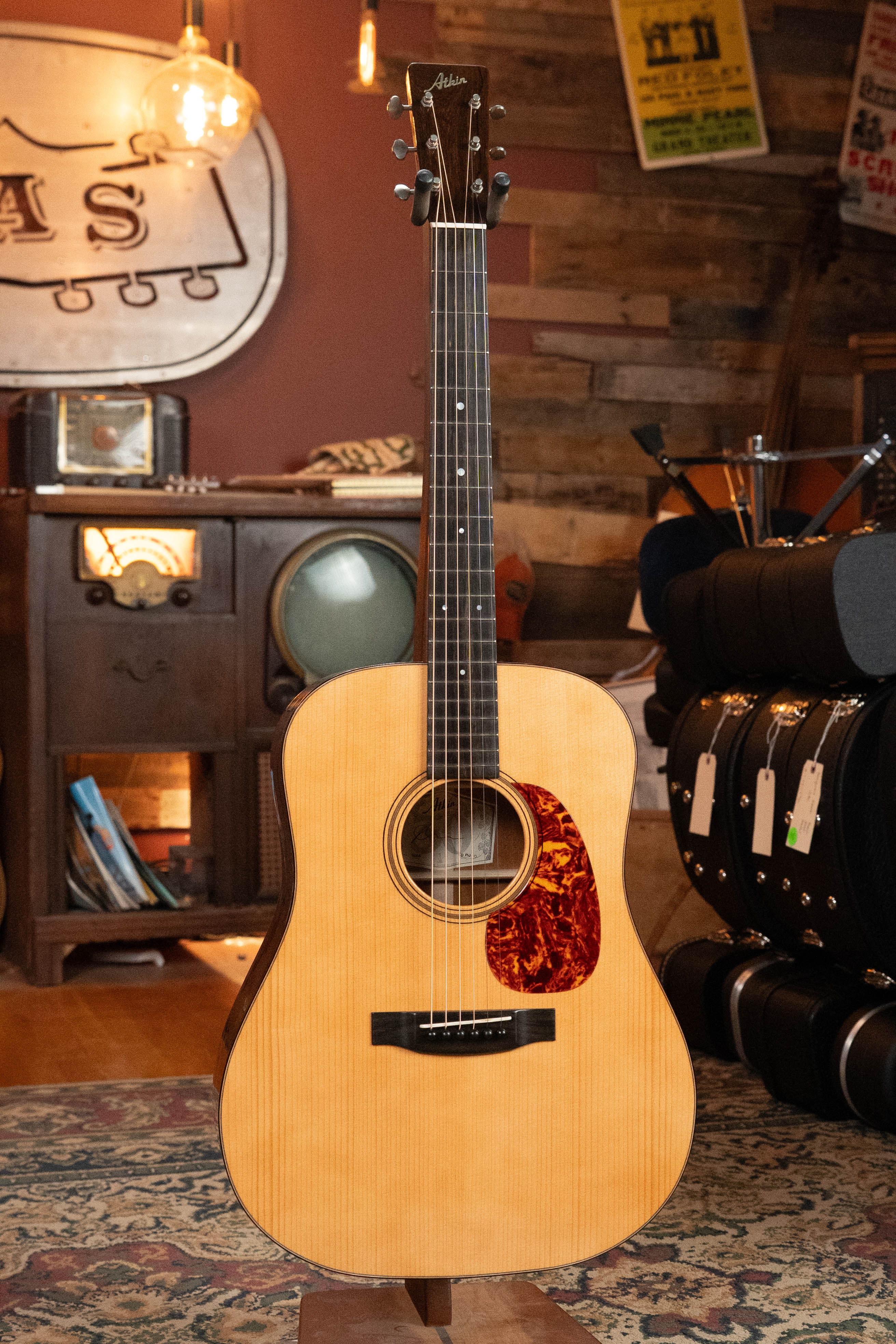 Atkin Essential D Pre-War Baked Adirondack/Honduran Mahogany Aged Dreadnought Acoustic Guitar #4006