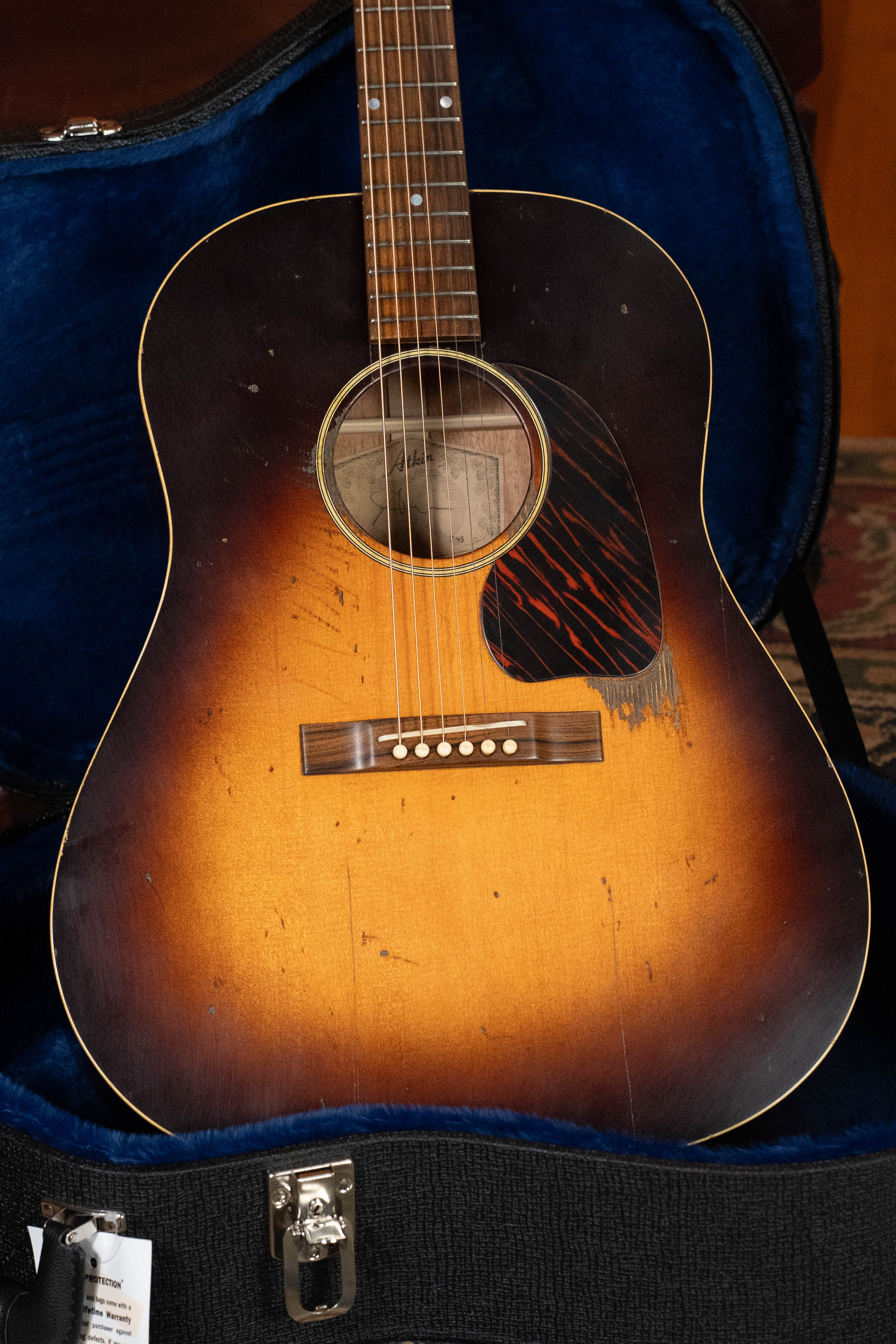 Atkin J43 Baked Sitka/Mahogany Heavy Aged Slope Shoulder Dreadnought Acoustic Guitar #4001