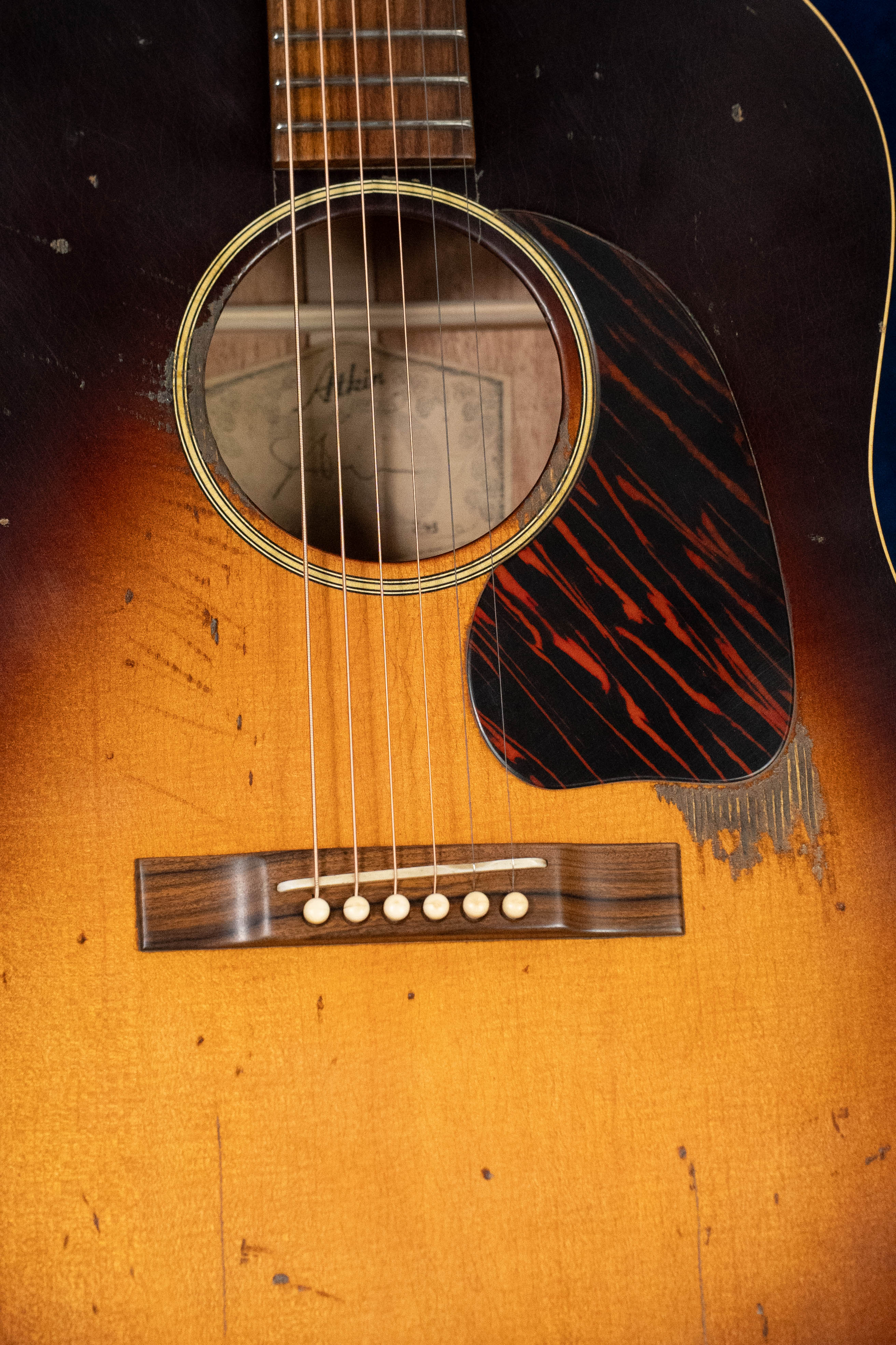 Atkin J43 Baked Sitka/Mahogany Heavy Aged Slope Shoulder Dreadnought Acoustic Guitar #4001