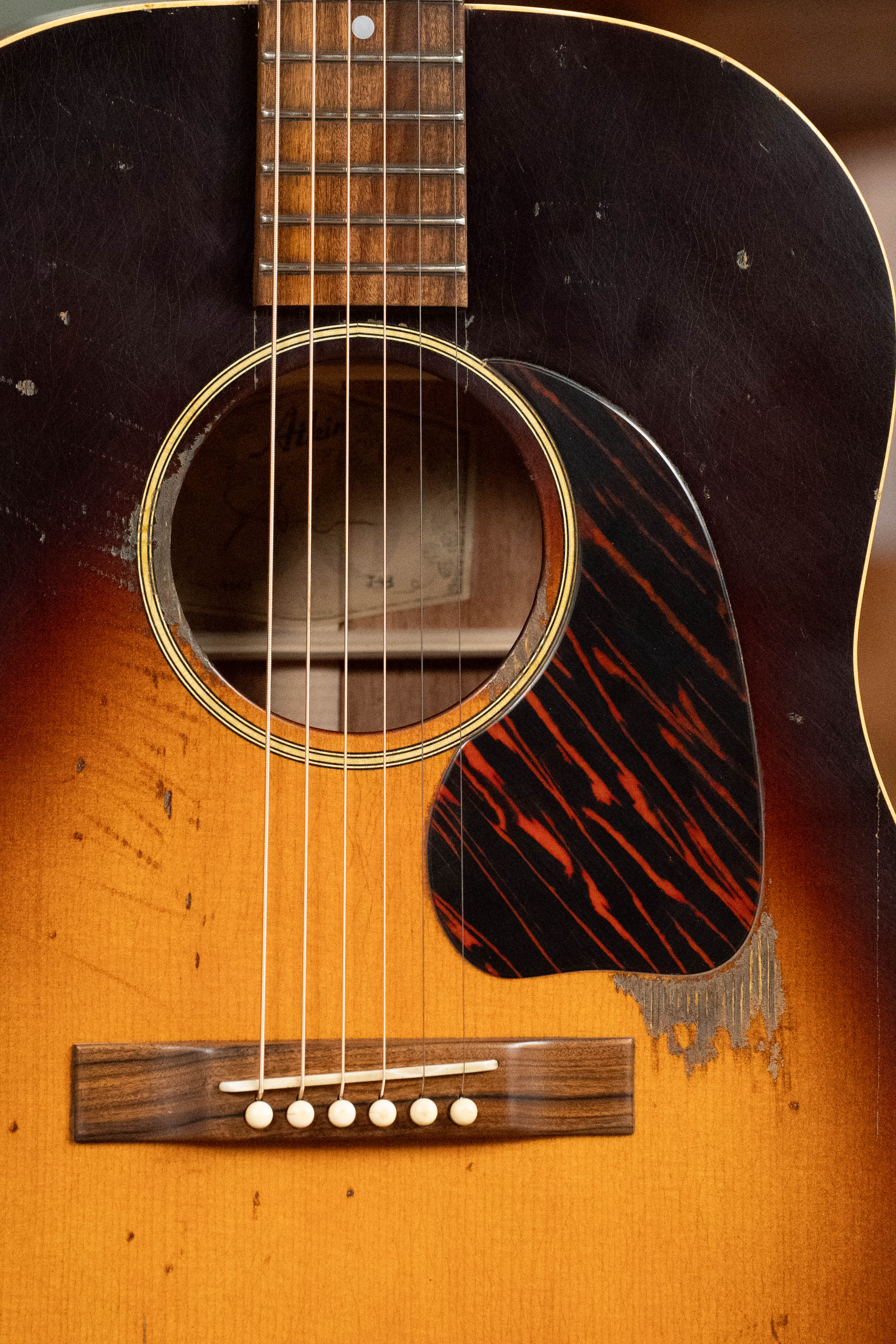 Atkin J43 Baked Sitka/Mahogany Heavy Aged Slope Shoulder Dreadnought Acoustic Guitar #4001