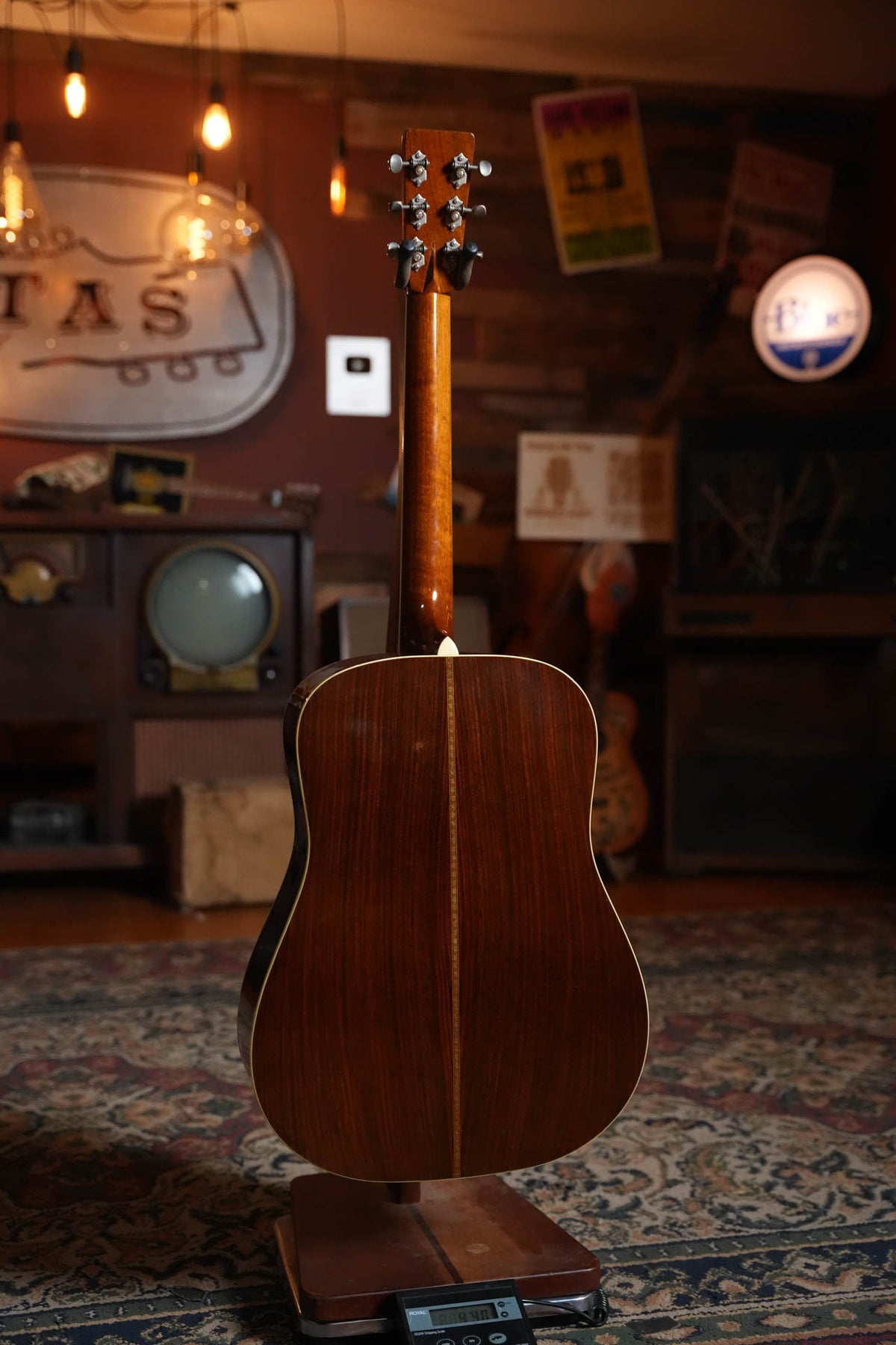 Atkin White Rice Baked Sitka/Rosewood Aged Dreadnought Acoustic Guitar #4535