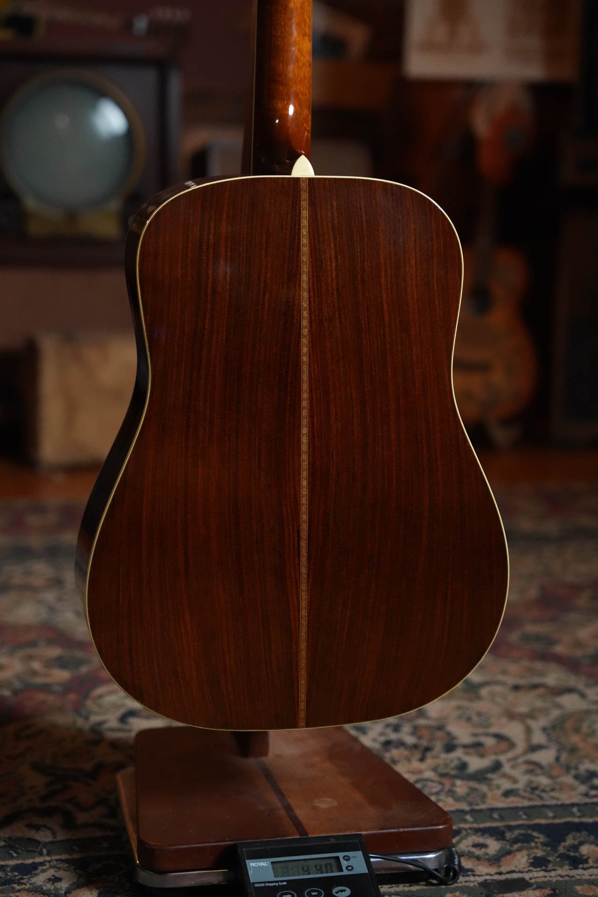 Atkin White Rice Baked Sitka/Rosewood Aged Dreadnought Acoustic Guitar #4535