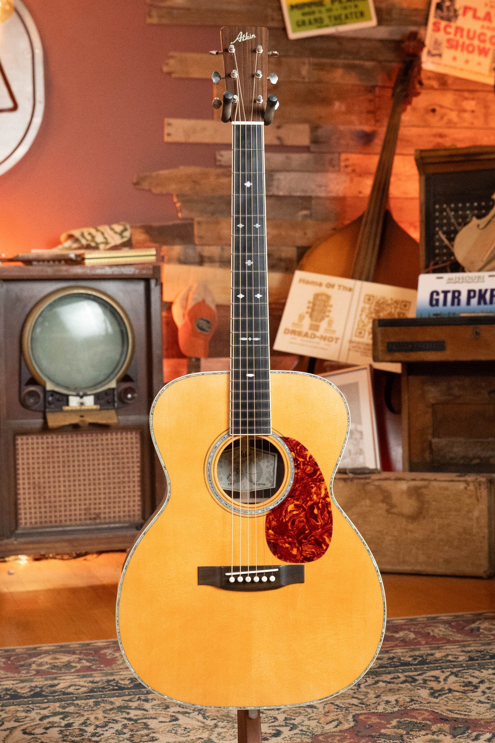 Atkin 00037 DLX Sitka/East Indian Rosewood OOO Acoustic Guitar #3895