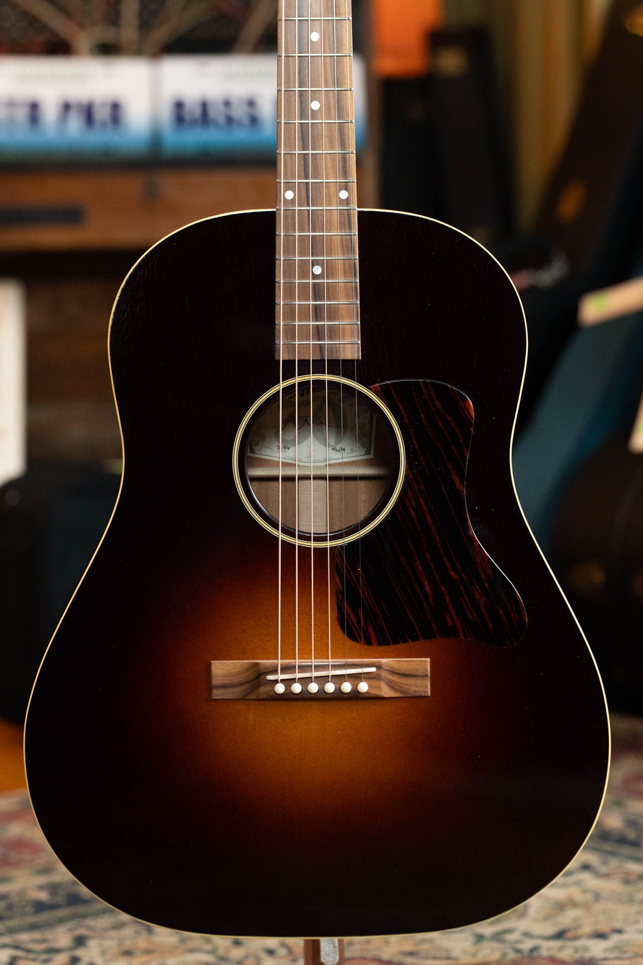 Atkin Hawaiian Master Roy Smeck Baked Sitka/Mahogany Slope Shoulder Dreadnought Acoustic Guitar #3684