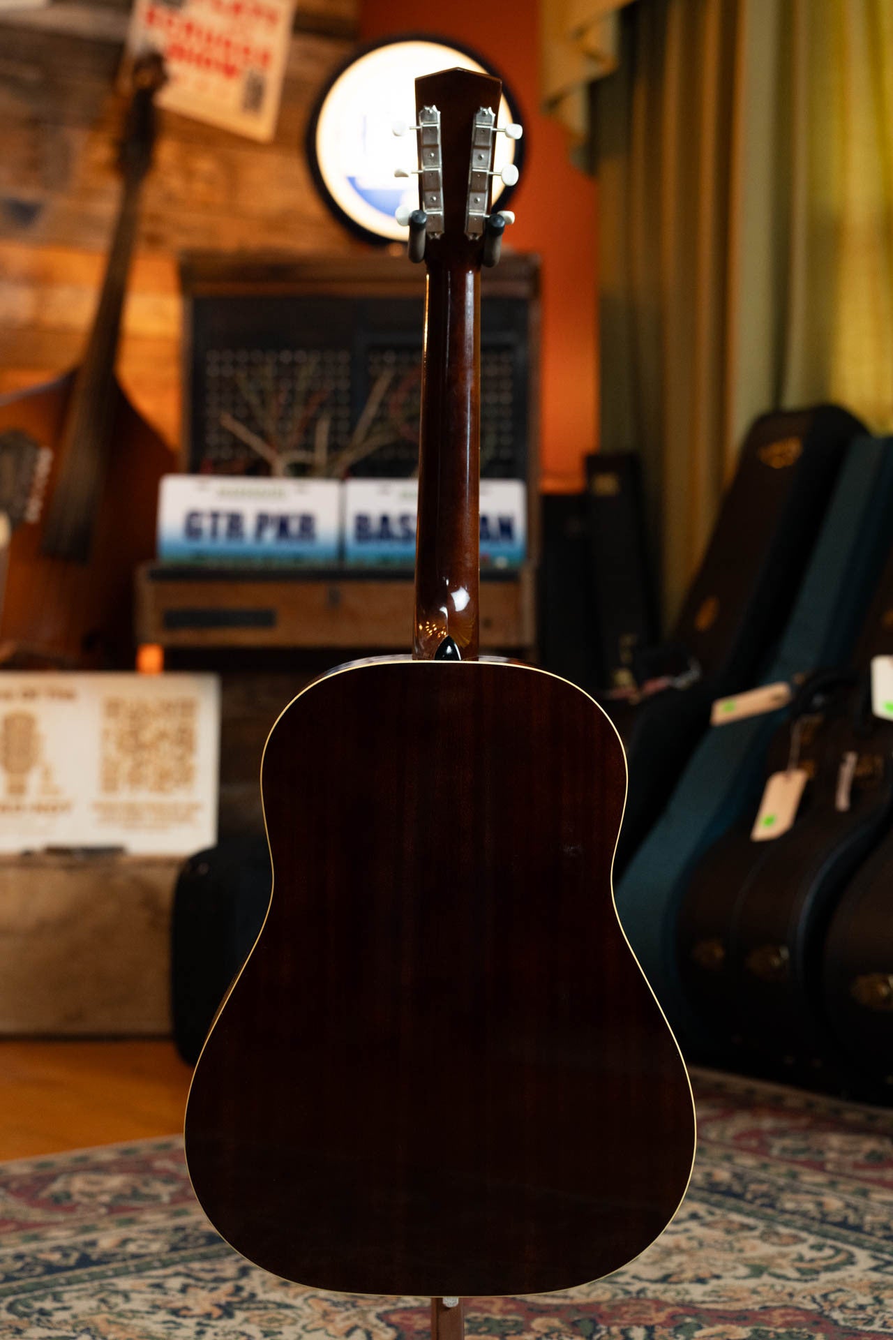 Atkin Hawaiian Master Roy Smeck Baked Sitka/Mahogany Slope Shoulder Dreadnought Acoustic Guitar #3684