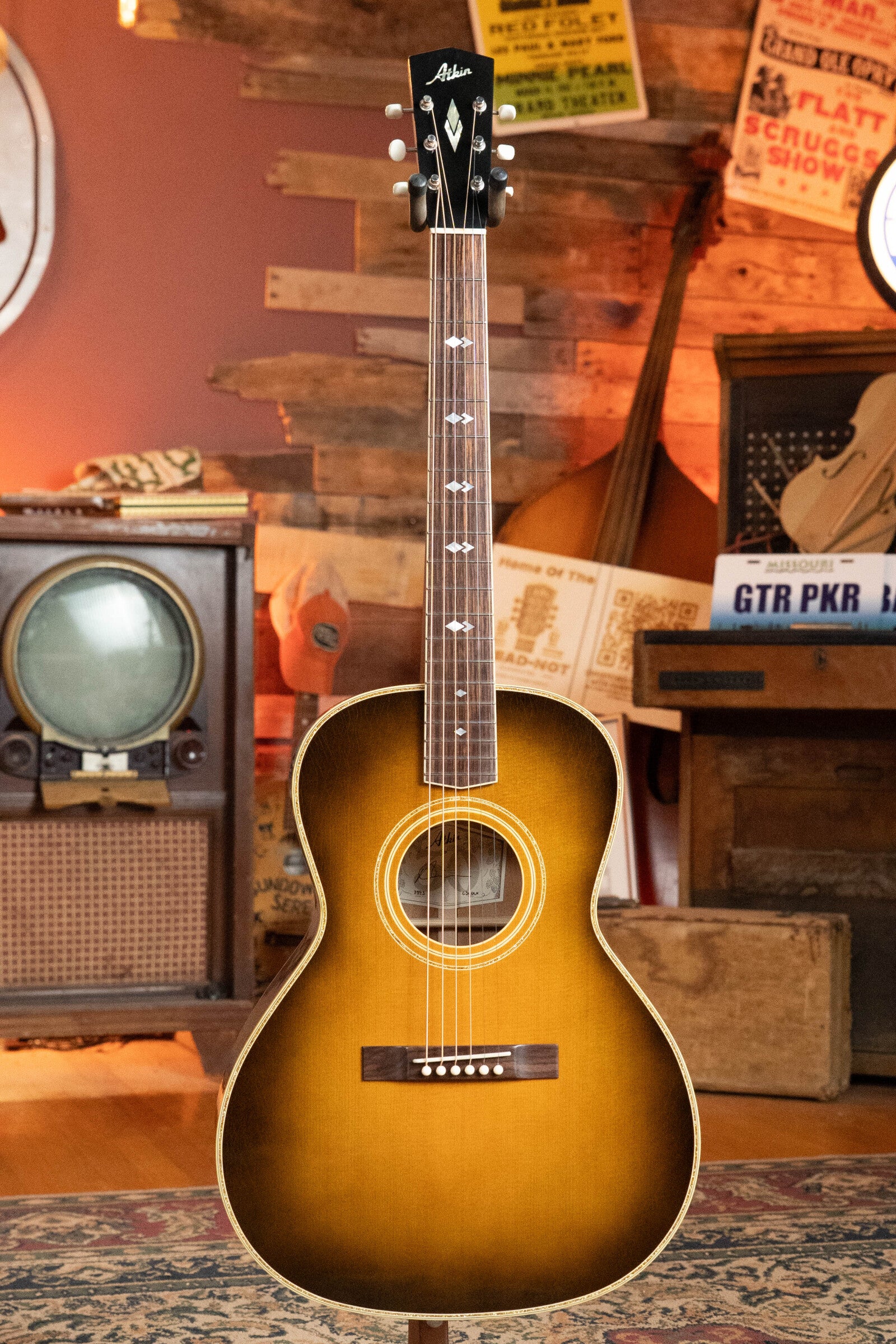 Atkin L36 DLX Sitka/Mahogany Parlor Acoustic Guitar #3893