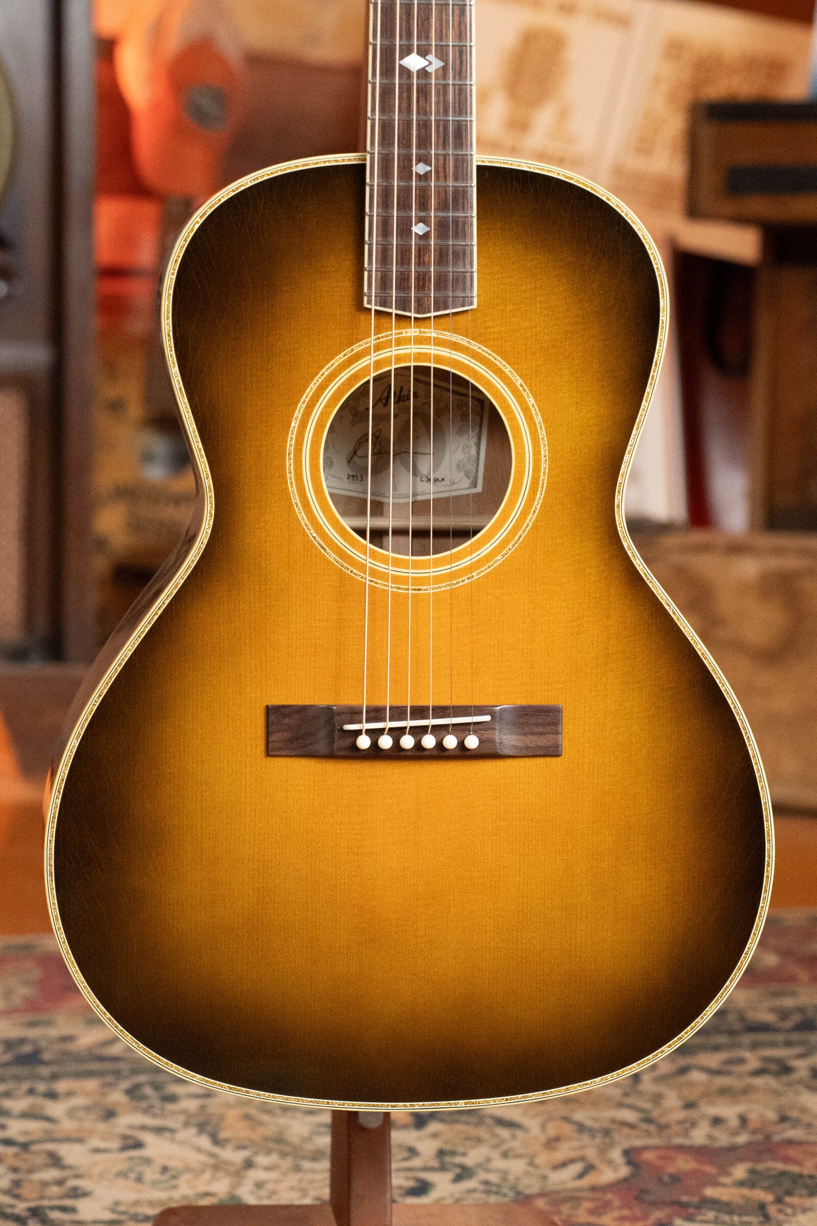Atkin L36 DLX Sitka/Mahogany Parlor Acoustic Guitar #3893