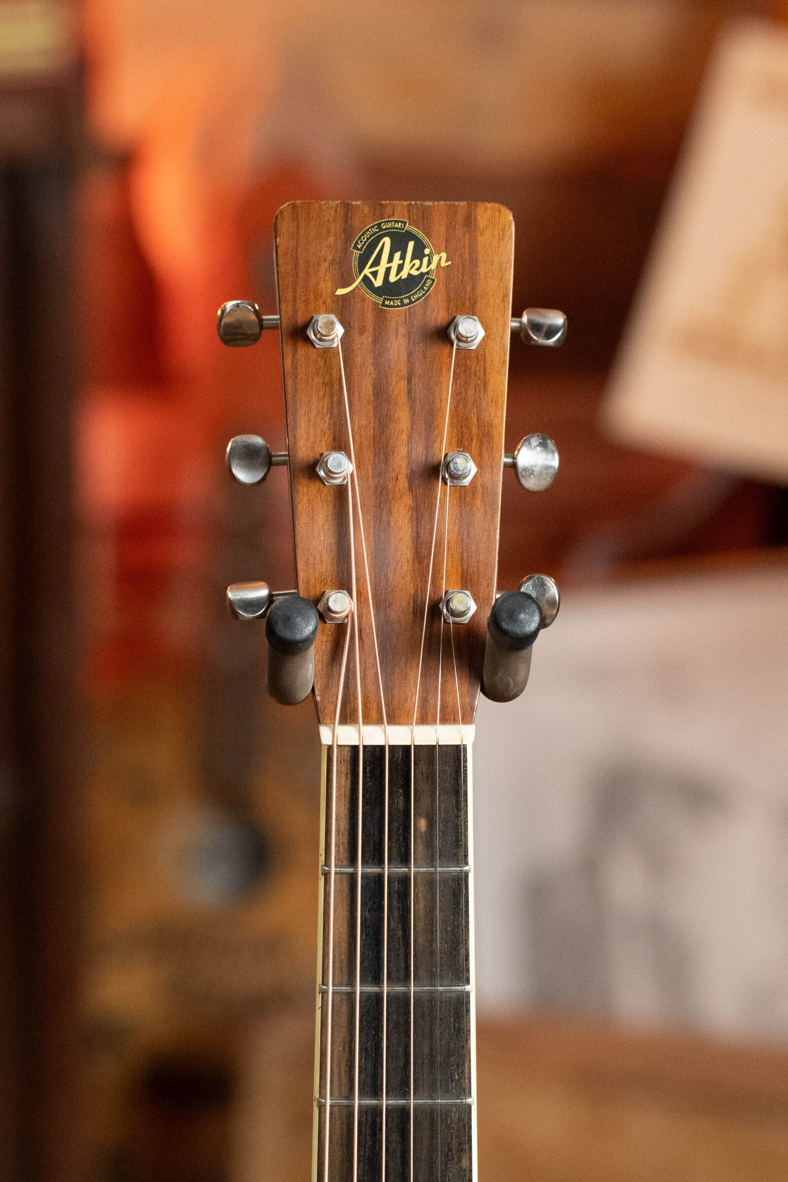 Atkin White RIce Stika/Rosewood Dreadnought Acoustic Guitar # 3786