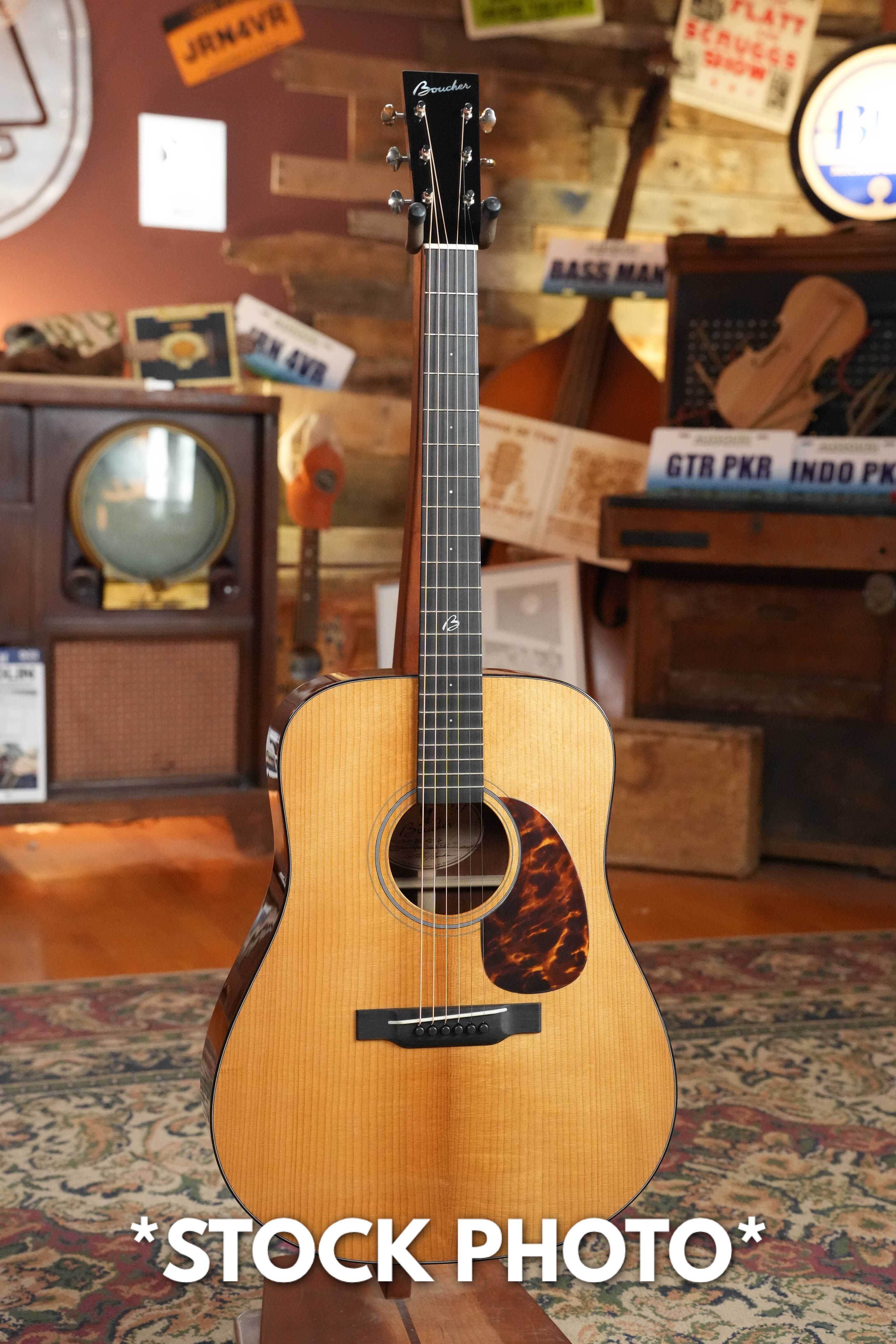 PRE-ORDER DEPOSIT ONLY *New 2026 Model* Boucher BG-42T-G Torrefied Adirondack/Torrefied Mahogany Bluegrass Goose Gold Pack Dreadnought Acoustic Guitar