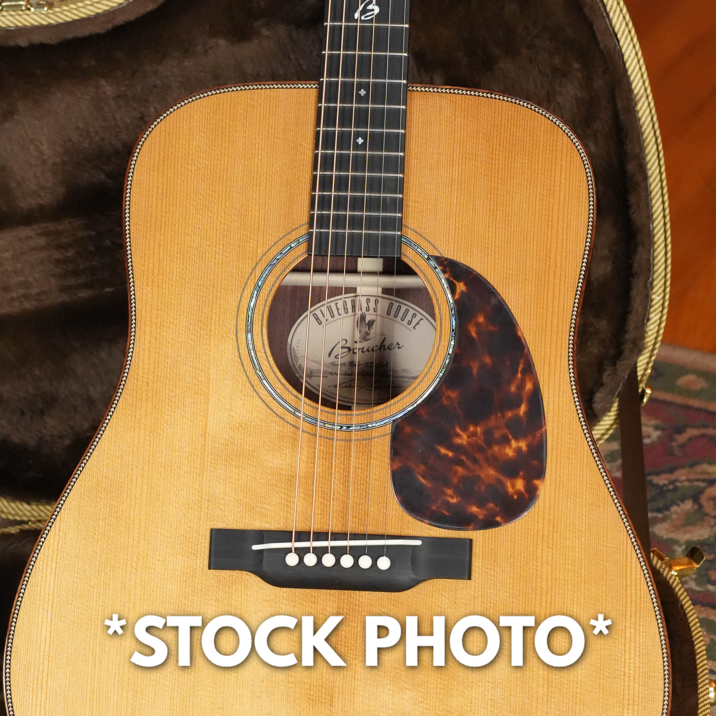 PRE-ORDER DEPOSIT ONLY *New 2026 Model* Boucher BG-52-GM Torrefied Adirondack/Rosewood Bluegrass Goose Gold Master Pack Dreadnought Acoustic Guitar