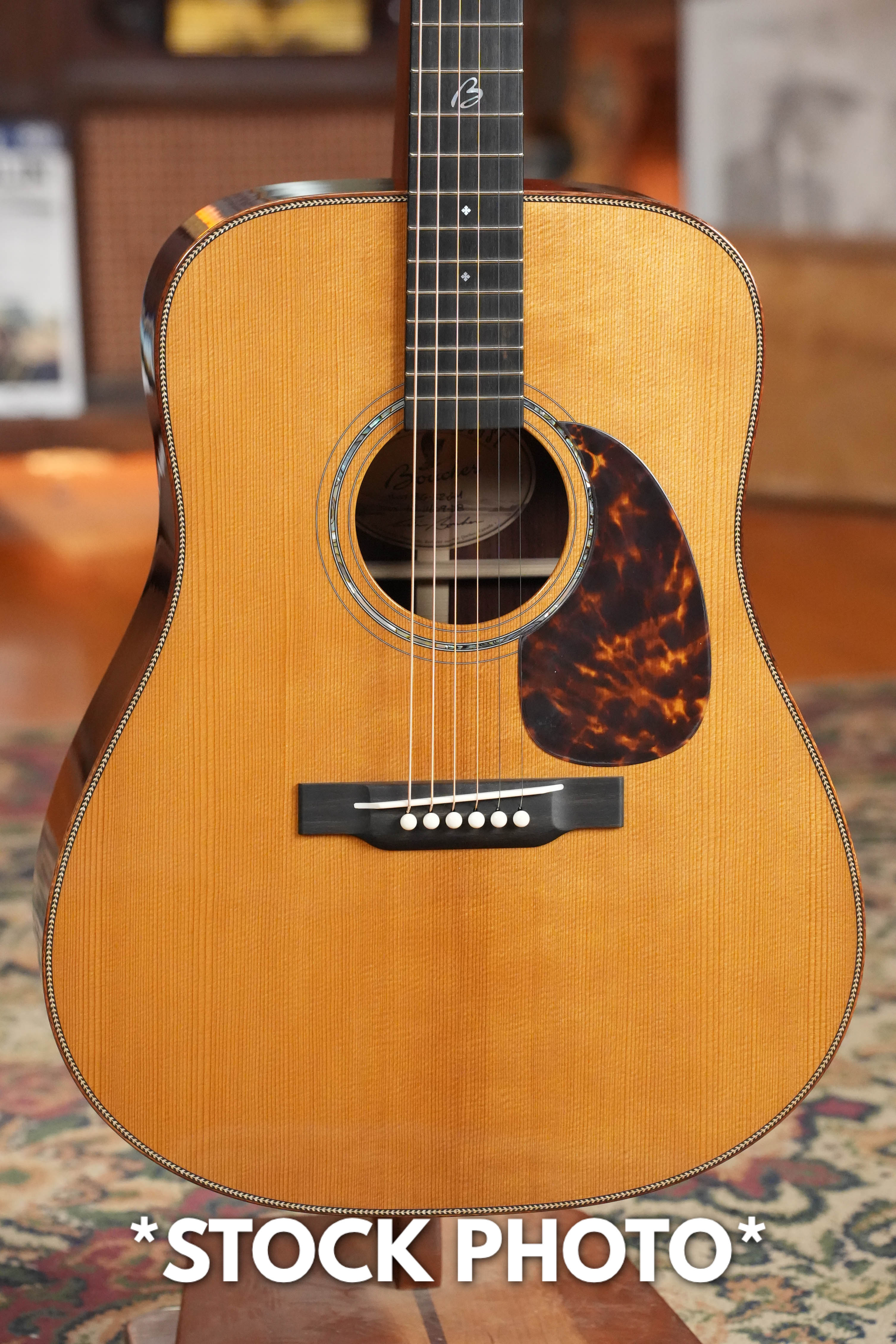 PRE-ORDER DEPOSIT ONLY *New 2026 Model* Boucher BG-52-GM Torrefied Adirondack/Rosewood Bluegrass Goose Gold Master Pack Dreadnought Acoustic Guitar