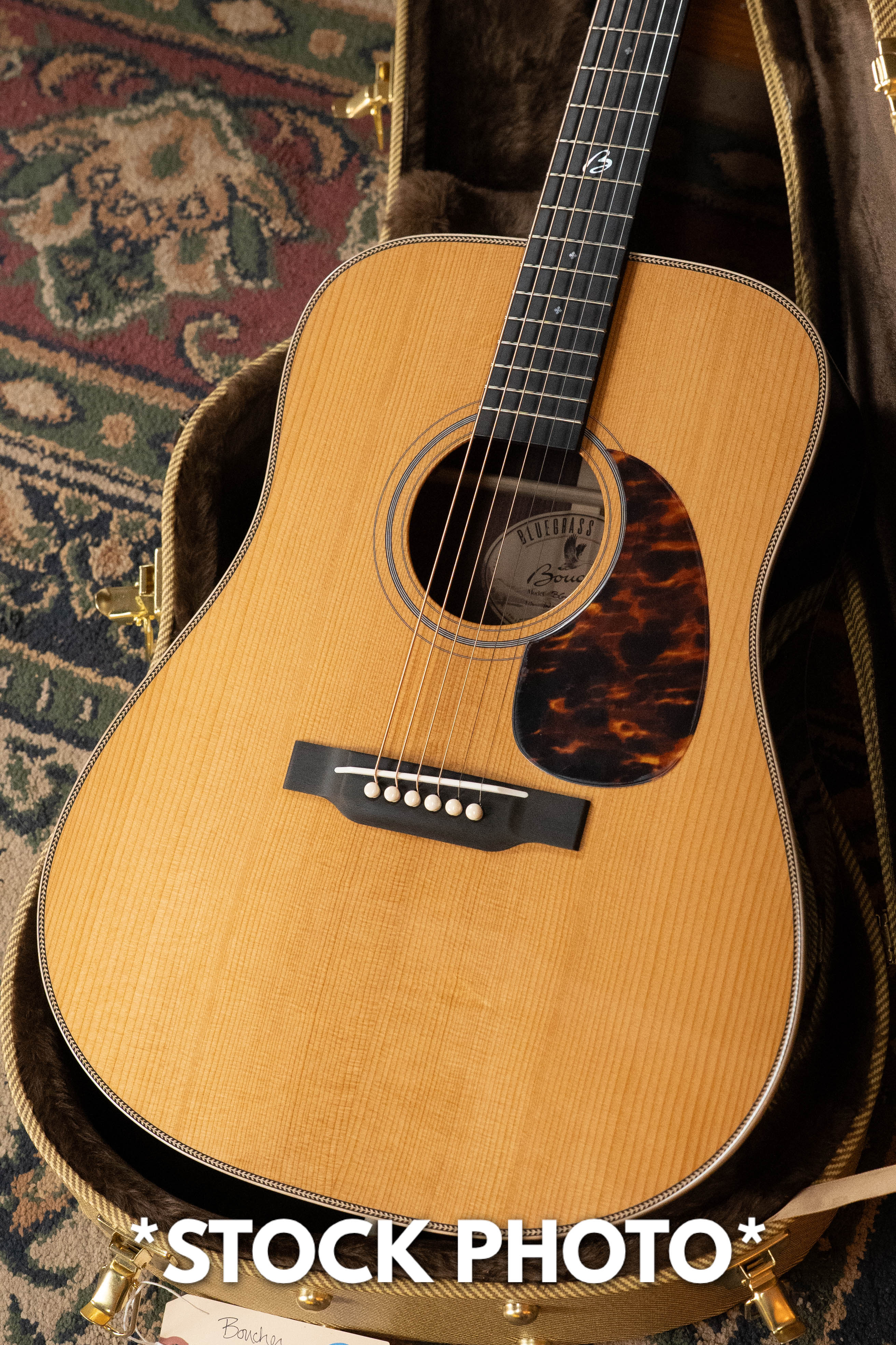 PRE-ORDER DEPOSIT ONLY *New 2026 Model* Boucher BG-52-G Torrefied Adirondack/Rosewood Bluegrass Goose Gold Pack Dreadnought Acoustic Guitar