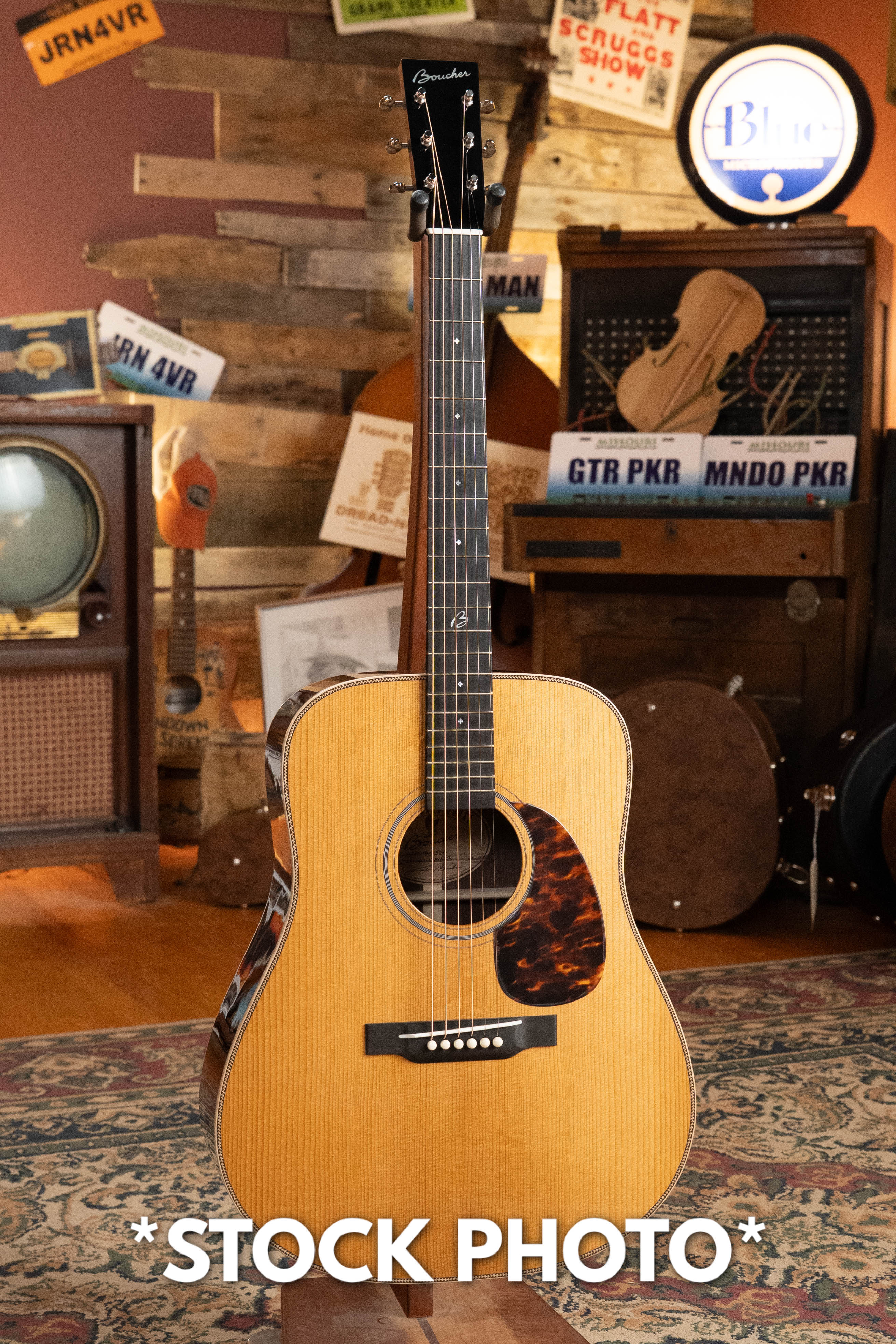 PRE-ORDER DEPOSIT ONLY *New 2026 Model* Boucher BG-52-G Torrefied Adirondack/Rosewood Bluegrass Goose Gold Pack Dreadnought Acoustic Guitar