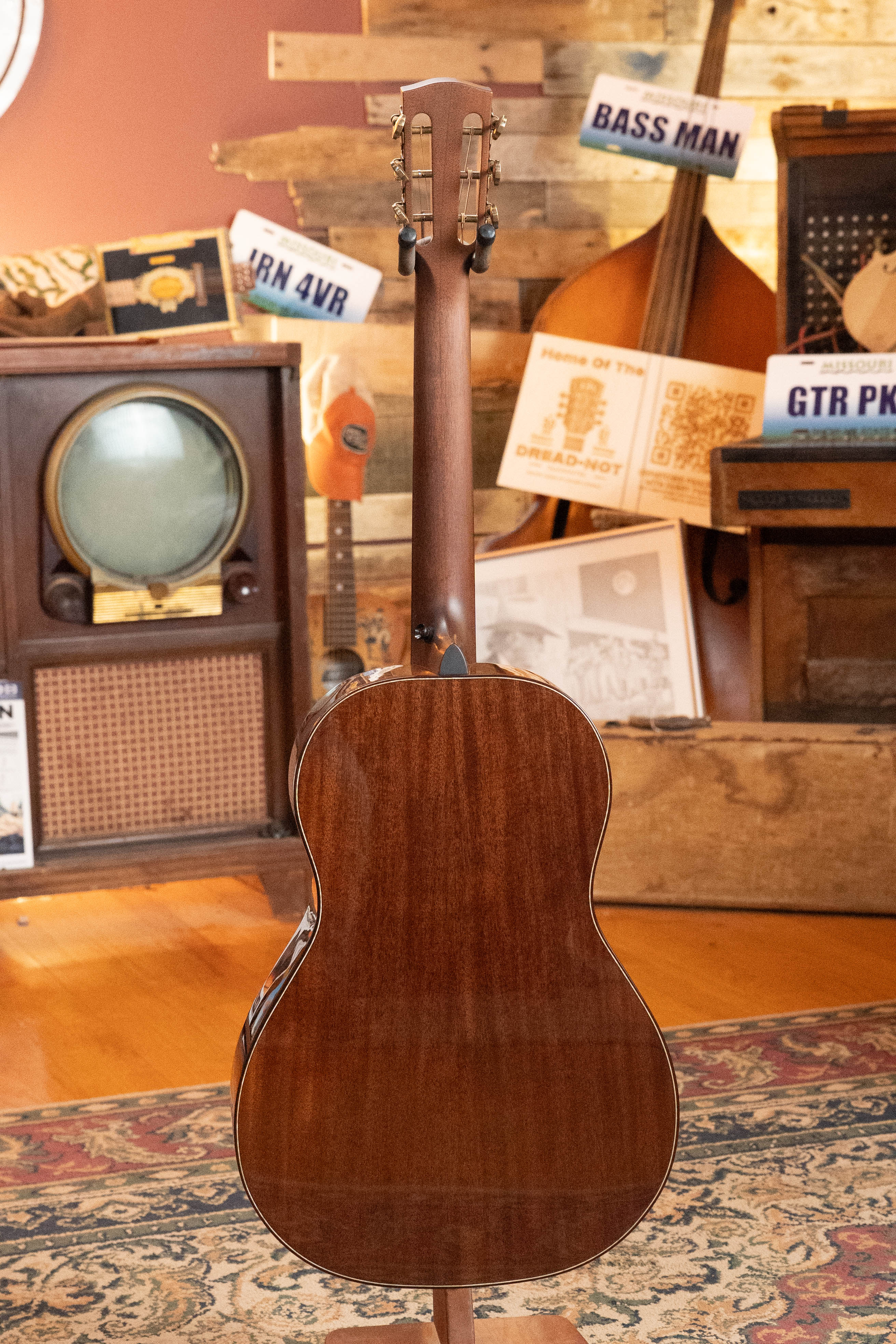 Bedell Classic Folk All Honduran Mahogany Parlor Guitar w/K&K Electronics #3018