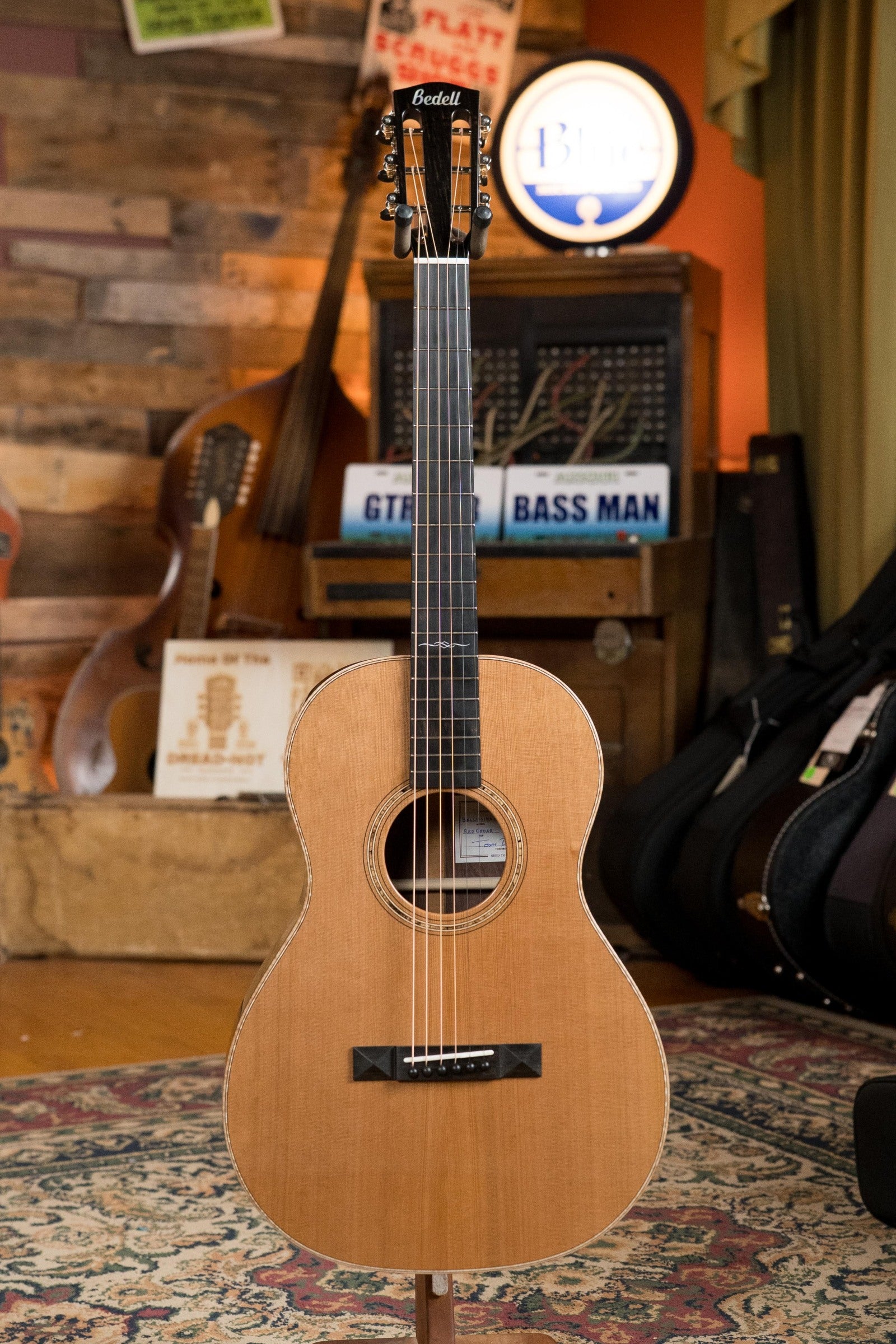 Bedell Angelica Bellissima Red Cedar/Rosewood Parlor Guitar w/K&K Pure Mini Pickup #4006